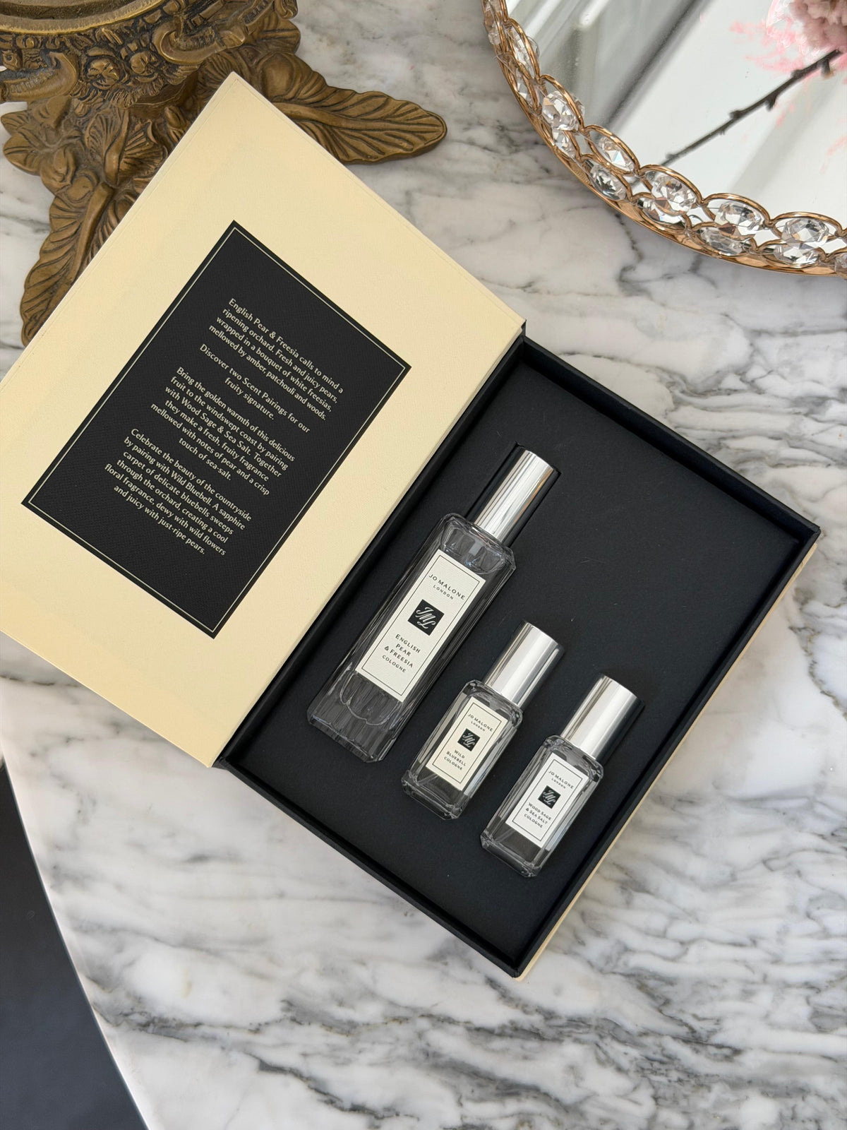 JO MALONE English Pear & Freesia Cologne Collection Trio Unisex Gift Set