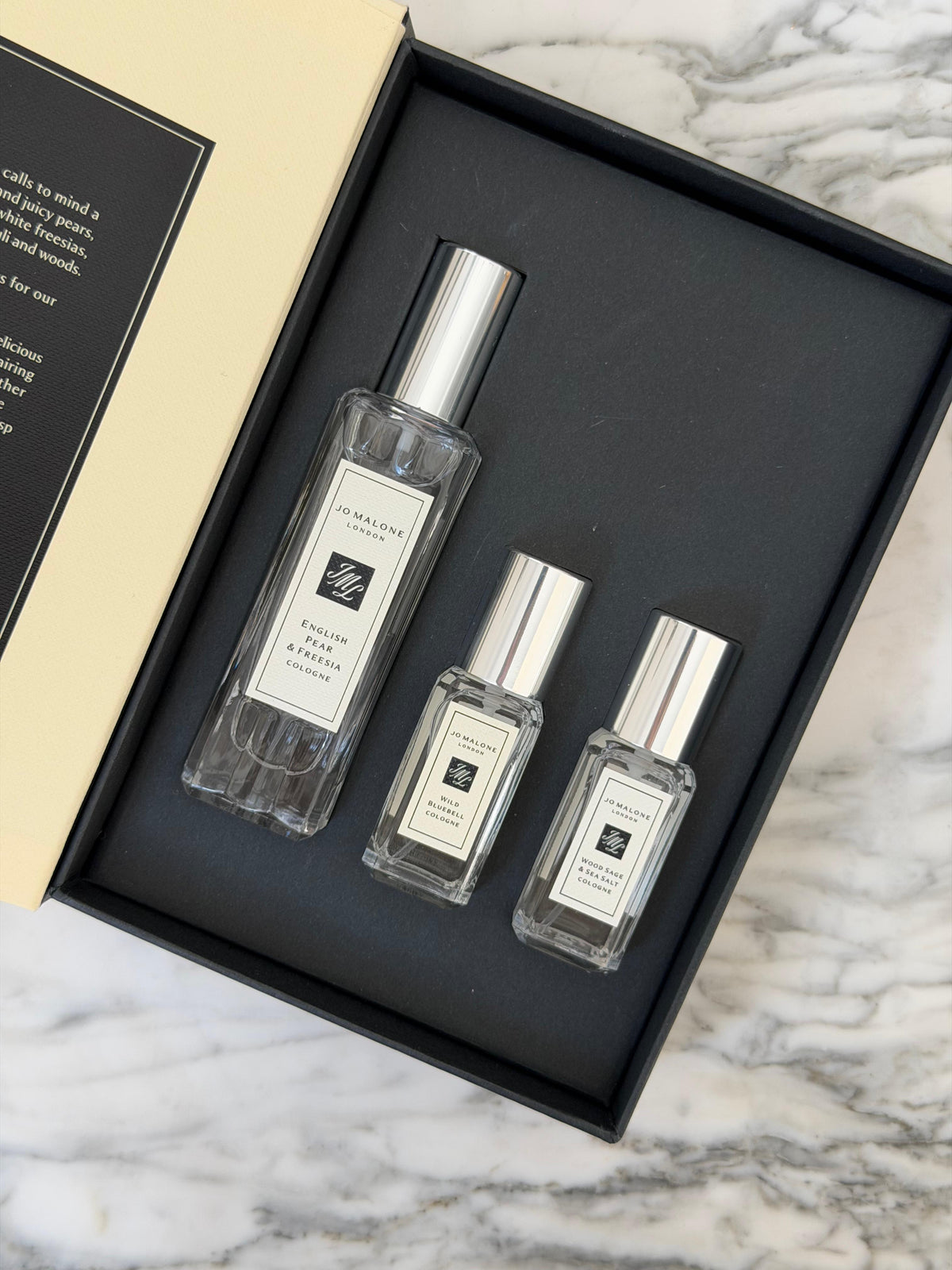 JO MALONE English Pear & Freesia Cologne Collection Trio Unisex Gift Set