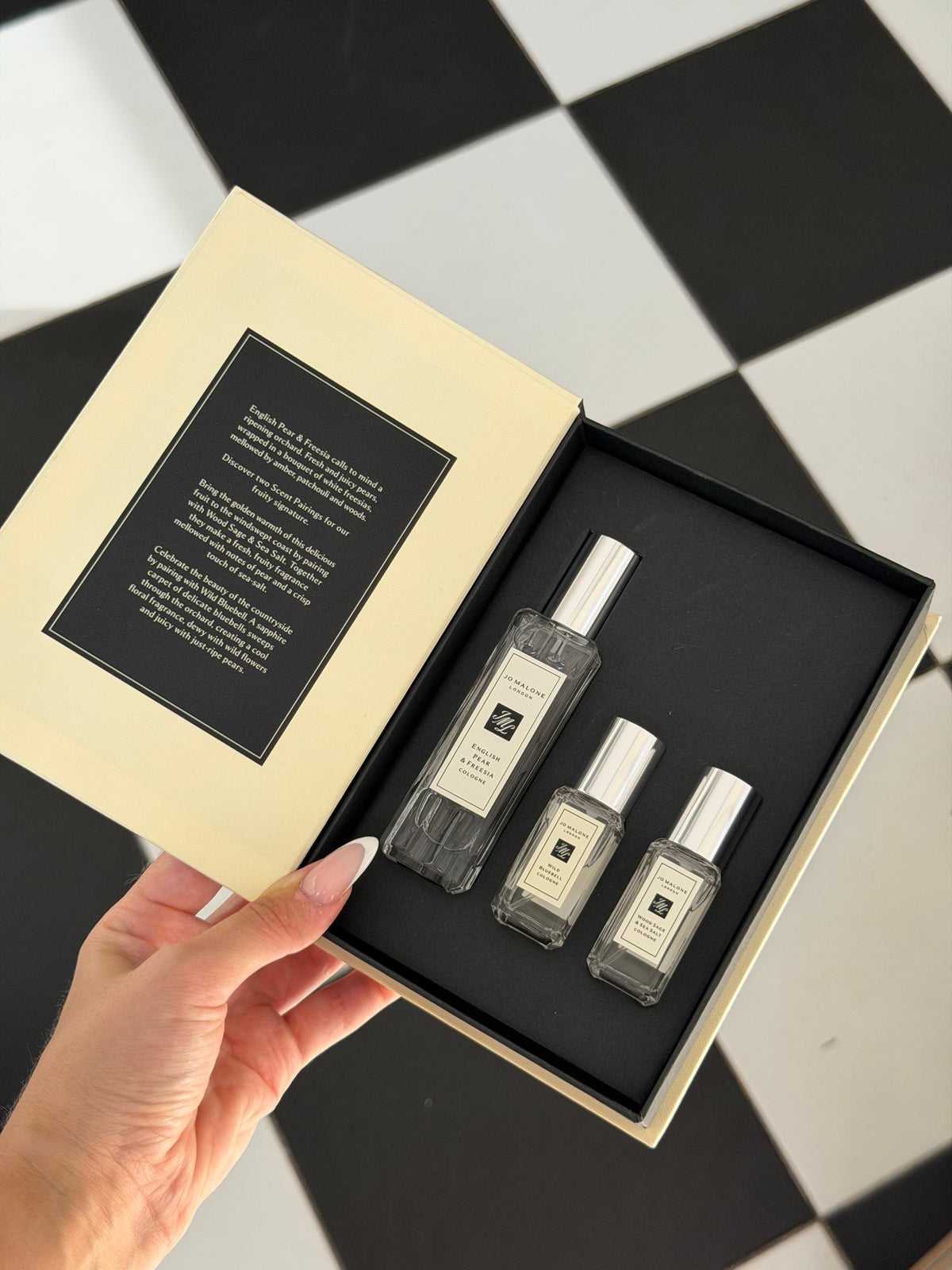 JO MALONE English Pear & Freesia Cologne Collection Trio Unisex Gift Set