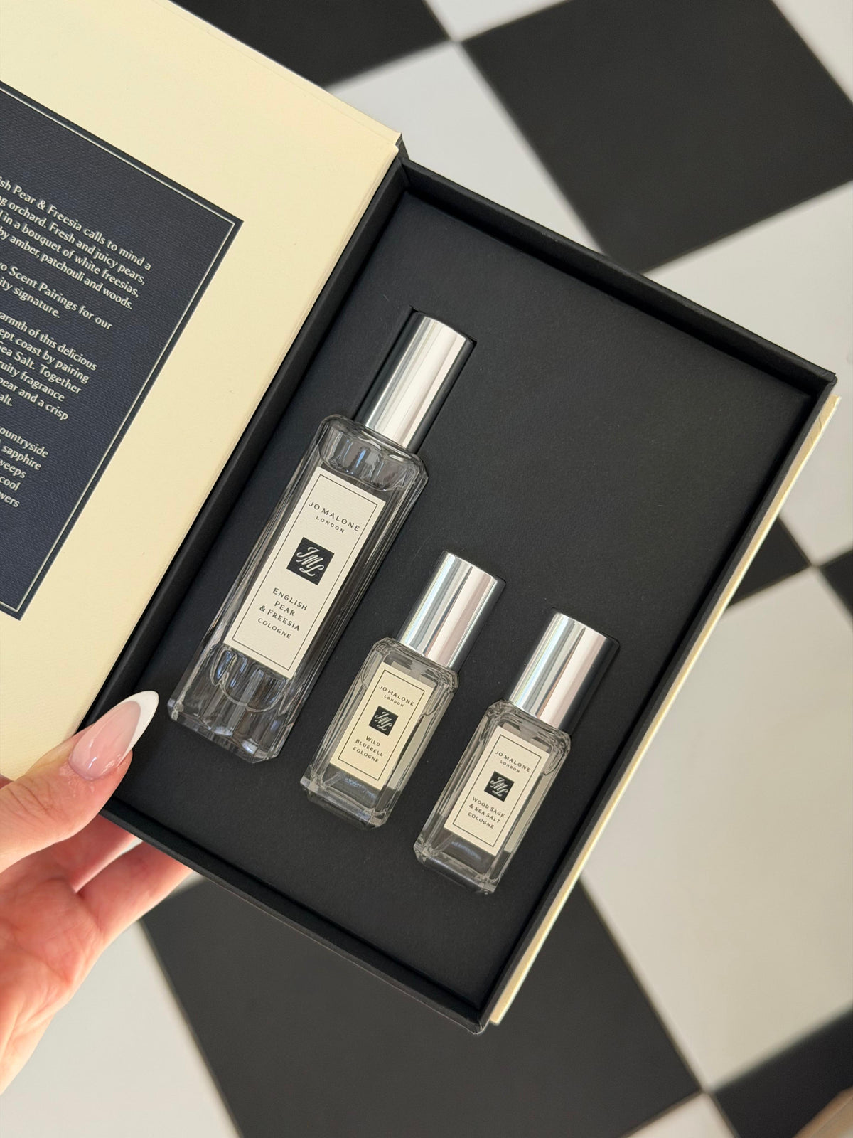 JO MALONE English Pear & Freesia Cologne Collection Trio Unisex Gift Set