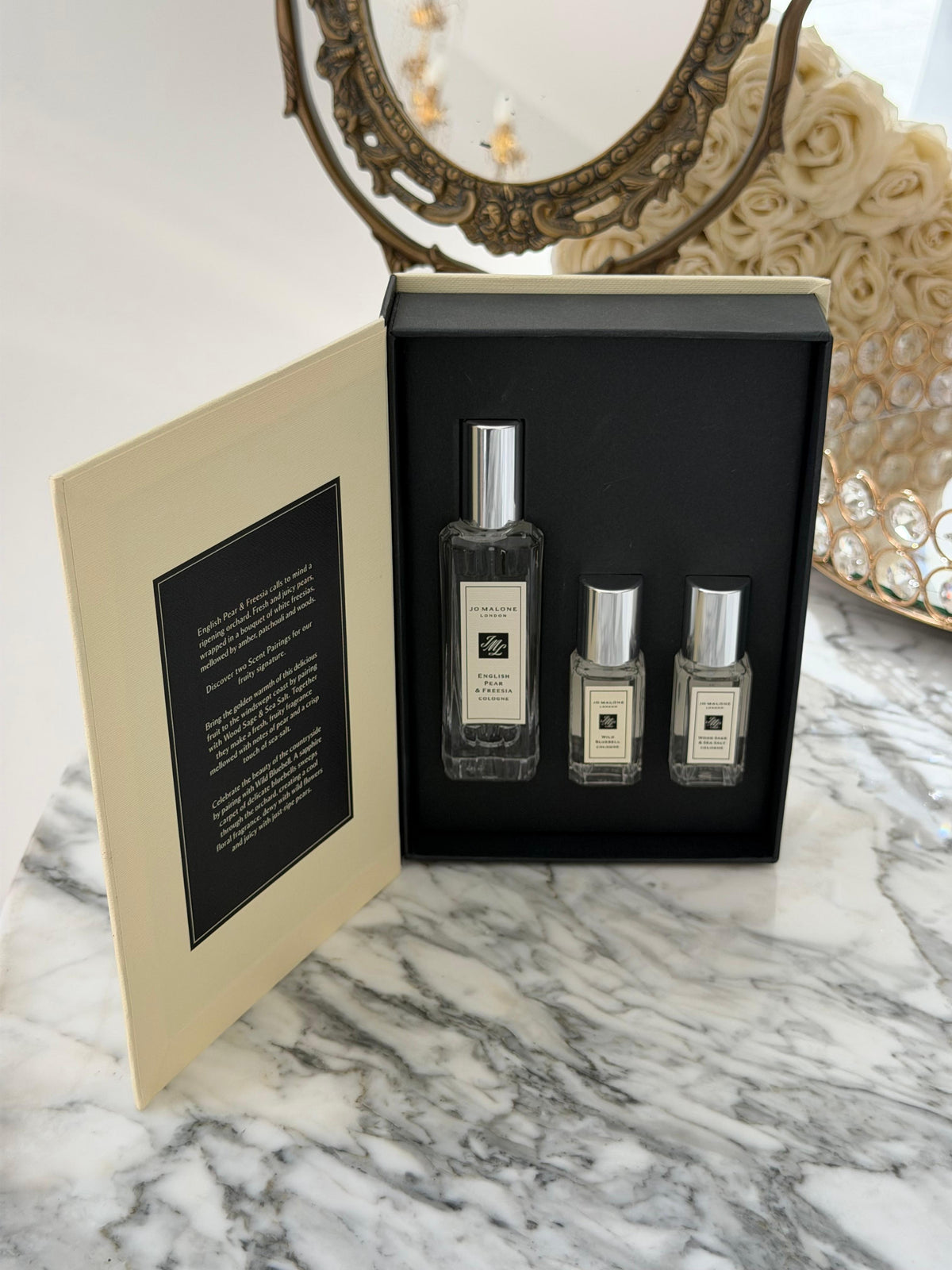 JO MALONE English Pear & Freesia Cologne Collection Trio Unisex Gift Set