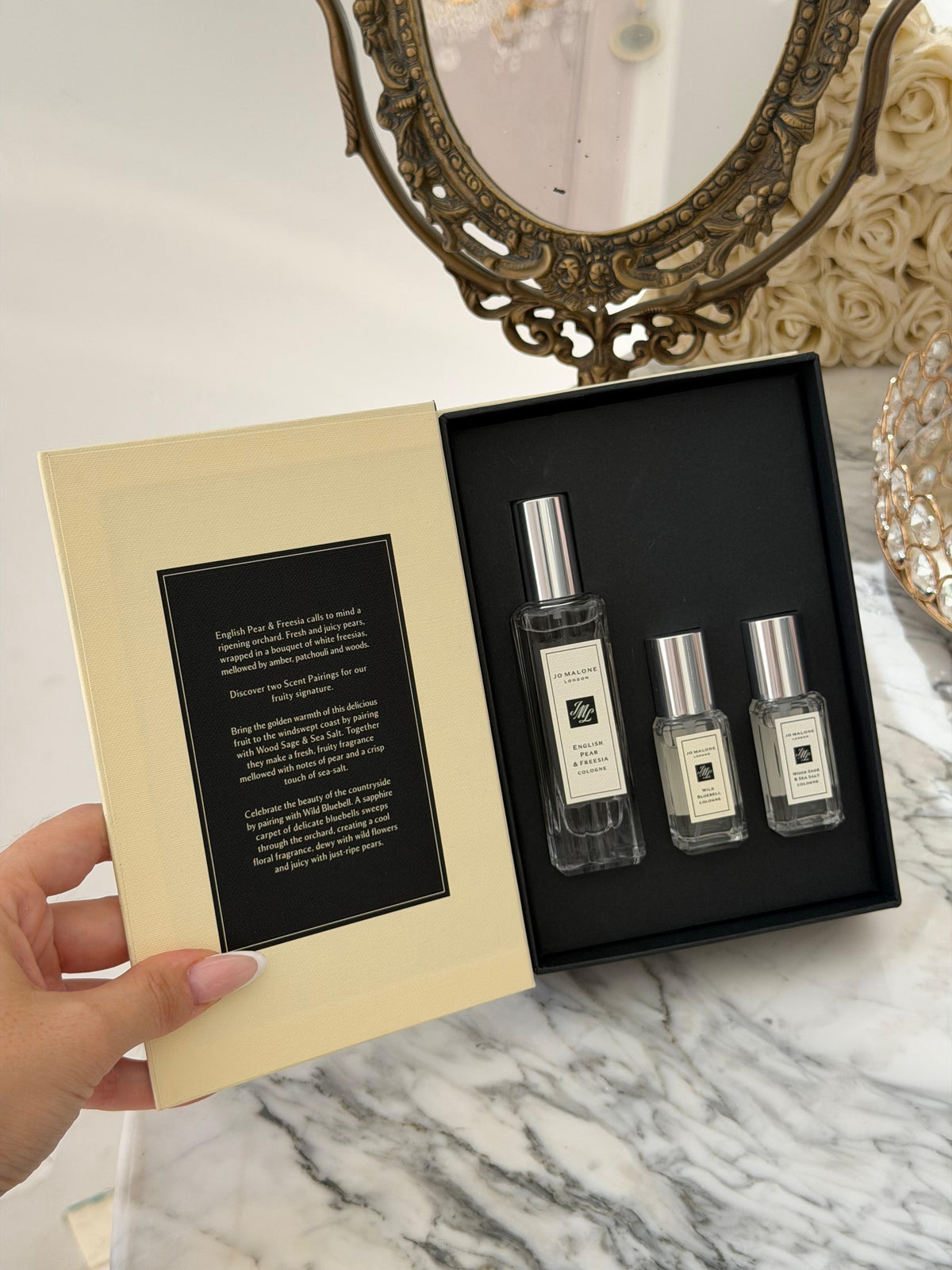 JO MALONE English Pear & Freesia Cologne Collection Trio Unisex Gift Set