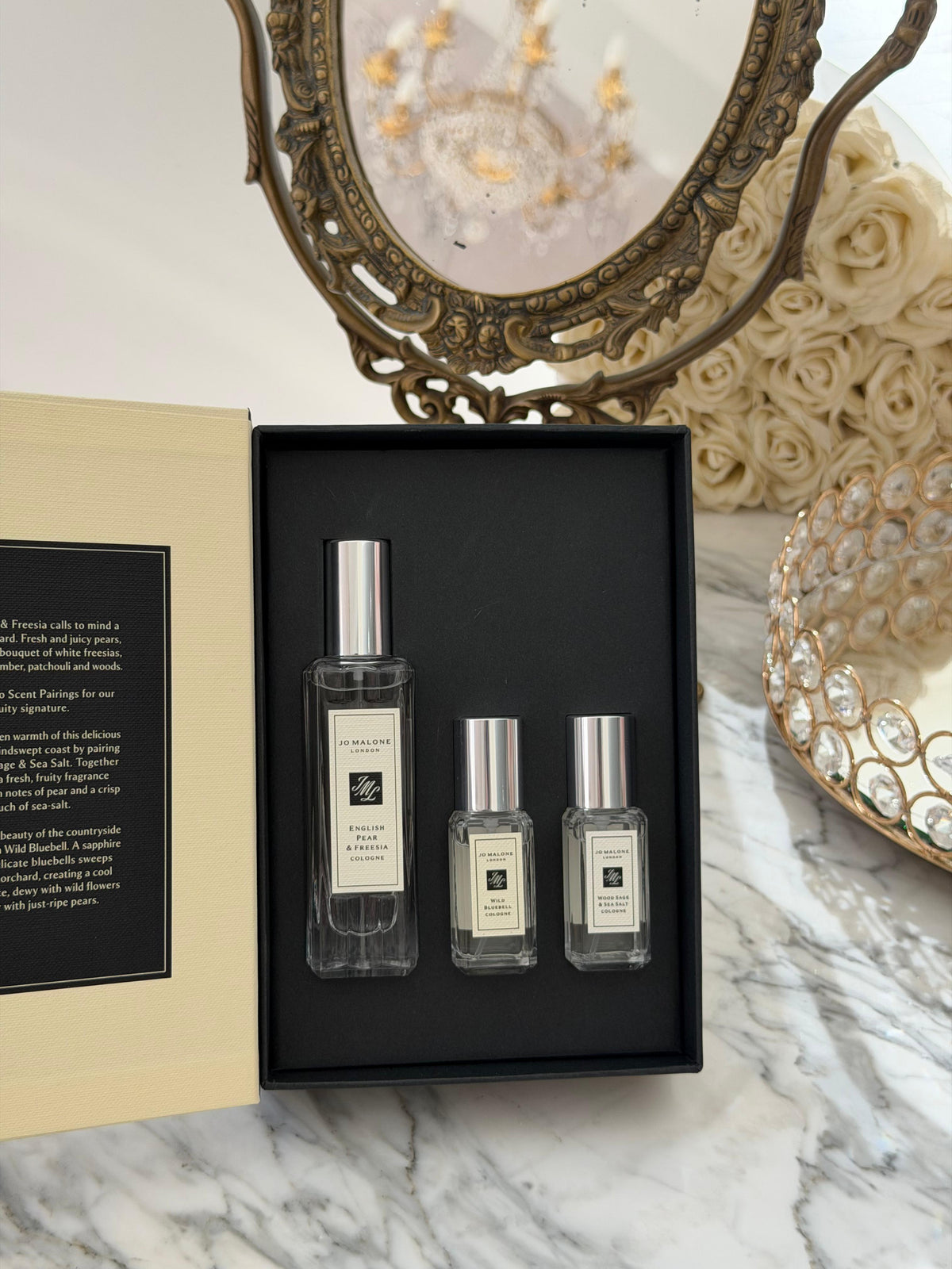 JO MALONE English Pear & Freesia Cologne Collection Trio Unisex Gift Set