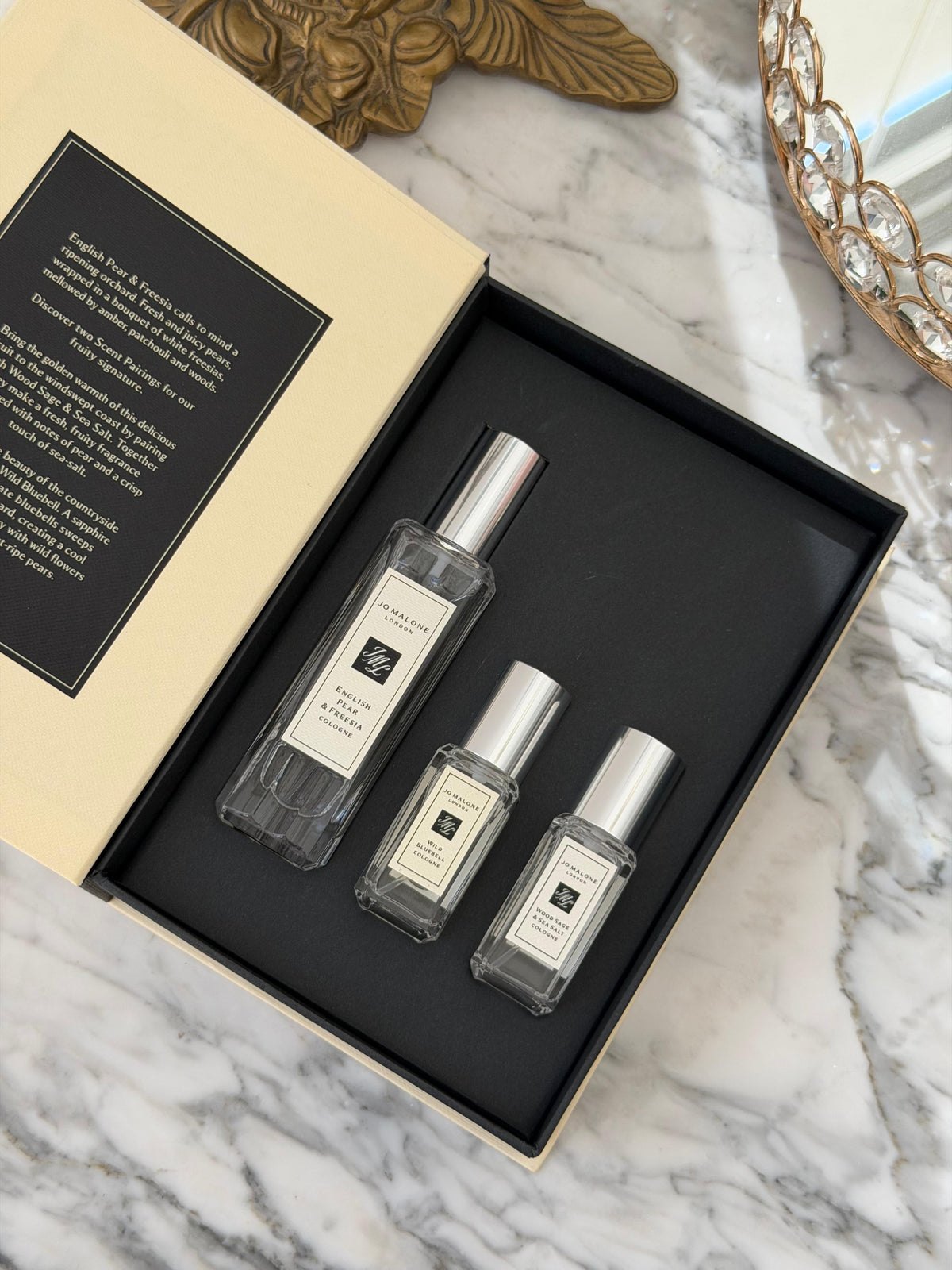JO MALONE English Pear & Freesia Cologne Collection Trio Unisex Gift Set