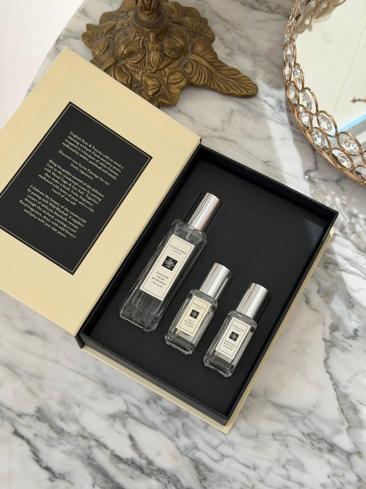 JO MALONE English Pear & Freesia Cologne Collection Trio Unisex Gift Set