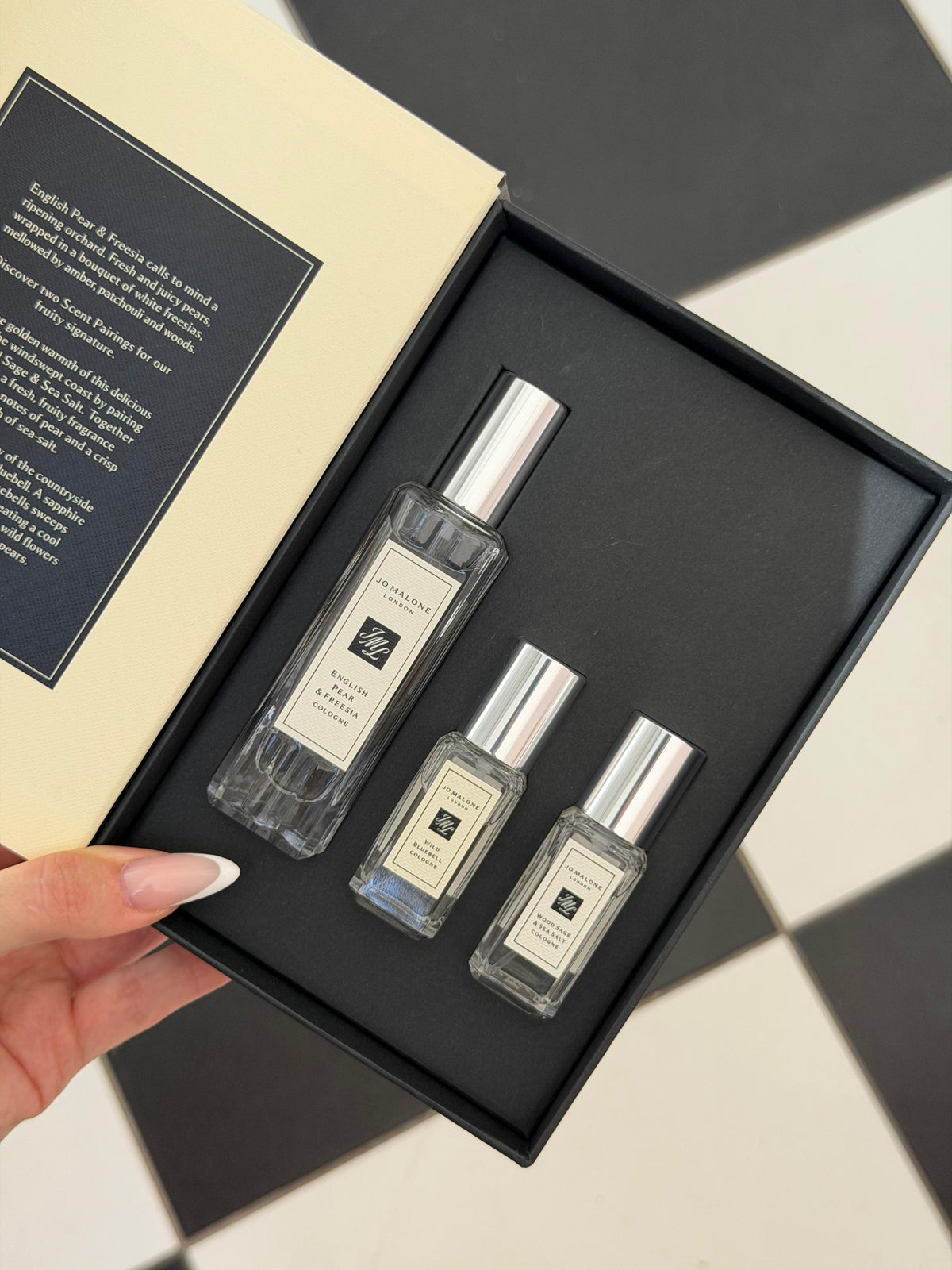 JO MALONE English Pear & Freesia Cologne Collection Trio Unisex Gift Set