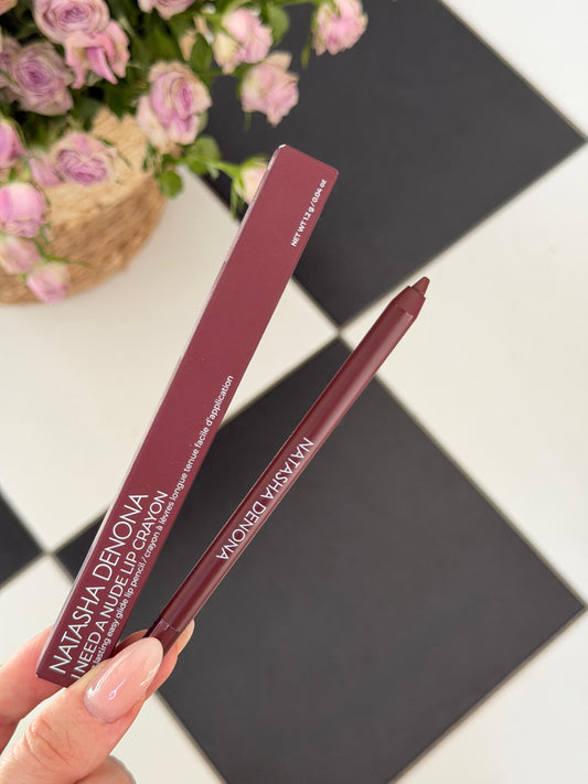 NATASHA DENONA I Need A Nude Lip Crayon - Cherry Cola
Long Lasting Easy Glide Lip Pencil