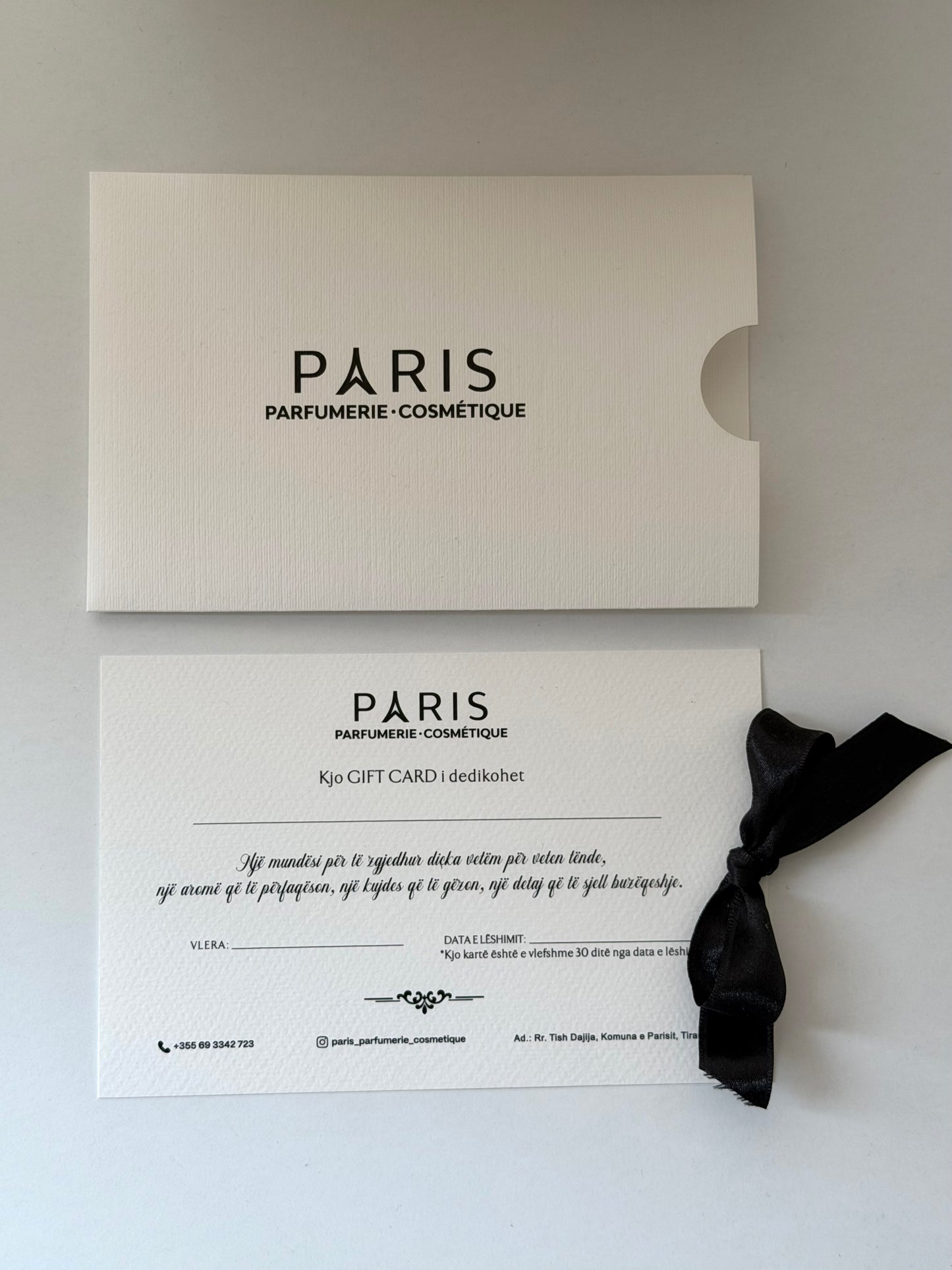 PARIS PARFUMERIE-COSMÉTIQUE Gift Card