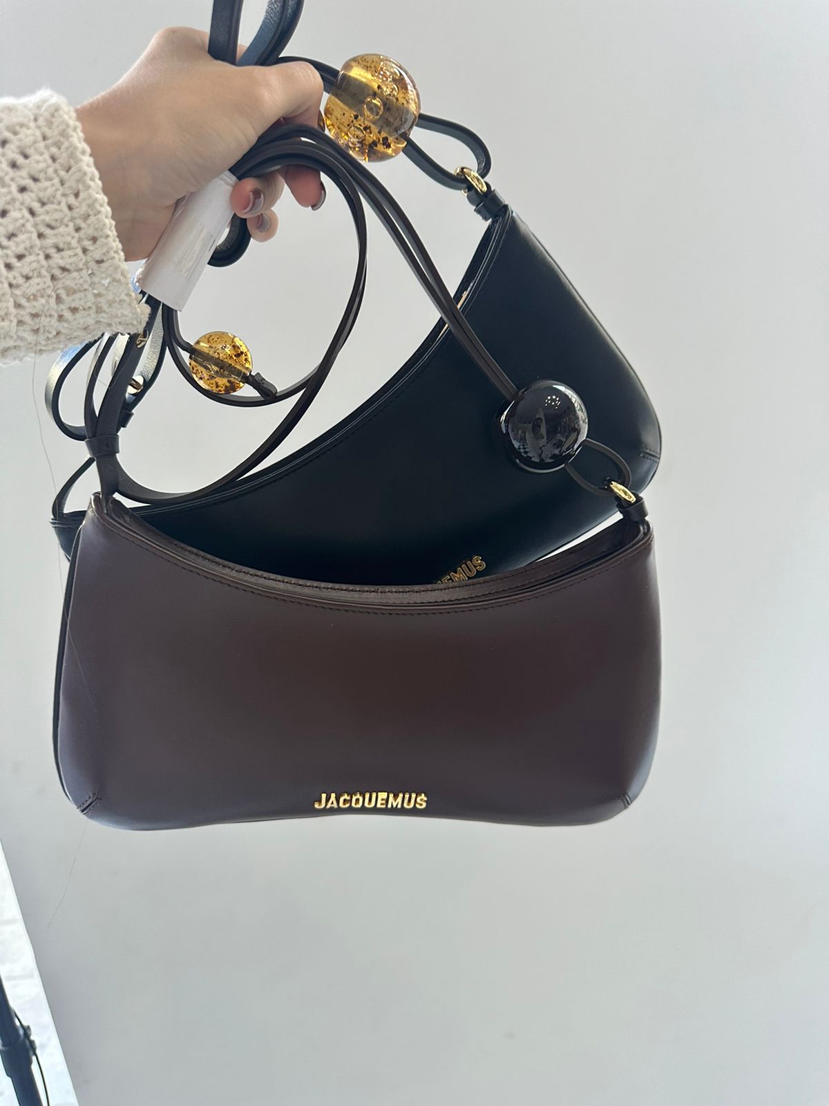JACQUEMUS Bags - Le Bisou Perle - Black