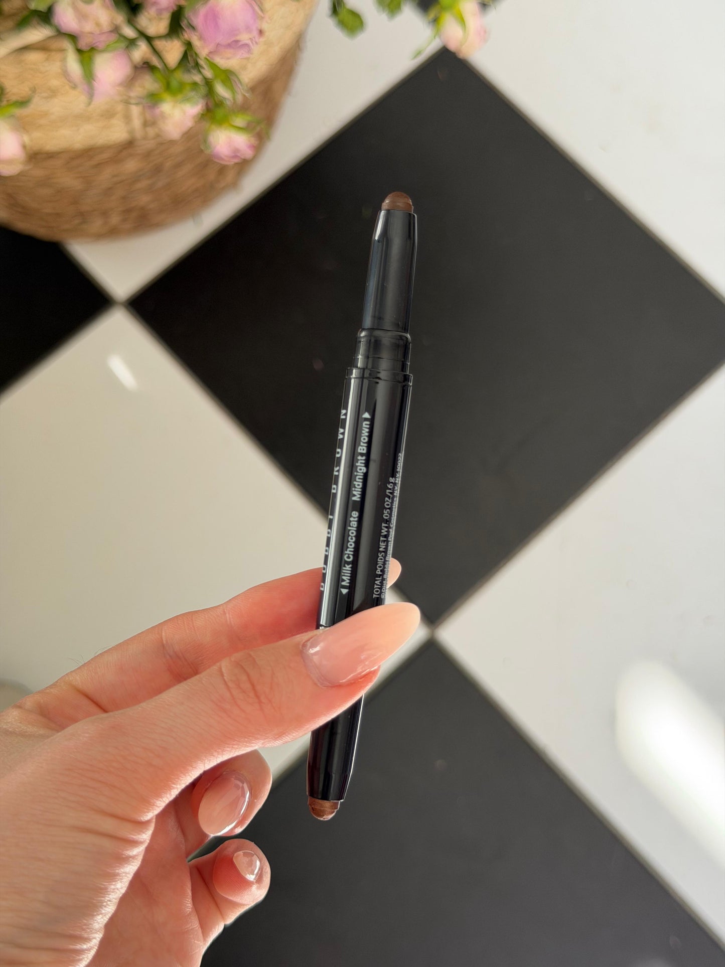 BOBBI BROWN Dual-Ended Long-Wear Cream EyeShadow Stick - Milk Chocolate/Midnight Brown