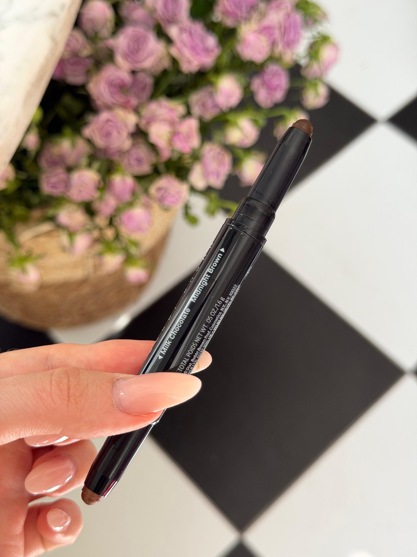 BOBBI BROWN Dual-Ended Long-Wear Cream EyeShadow Stick - Milk Chocolate/Midnight Brown