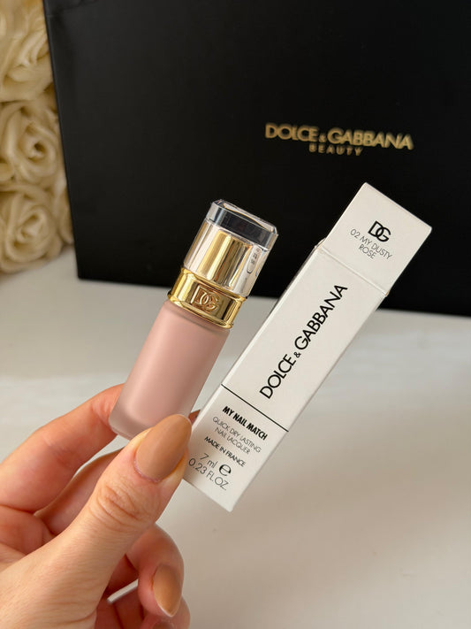 DOLCE&GABBANA My Nail Match
Quick Dry Lasting Nail Lacquer (02)