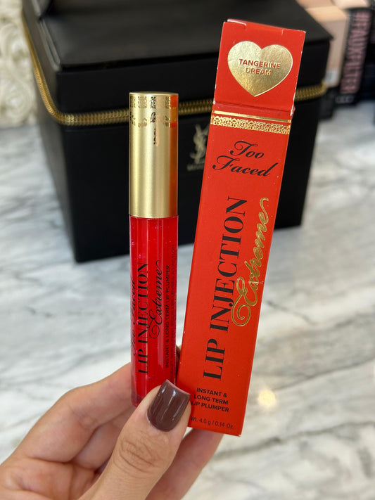 TOO FACED Lip Injection Extreme Lip Plumper - Hydrating Plumping Lip Gloss - Tangerine Dream