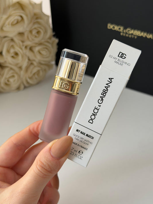 DOLCE&GABBANA My Nail Match
Quick Dry Lasting Nail Lacquer (03)