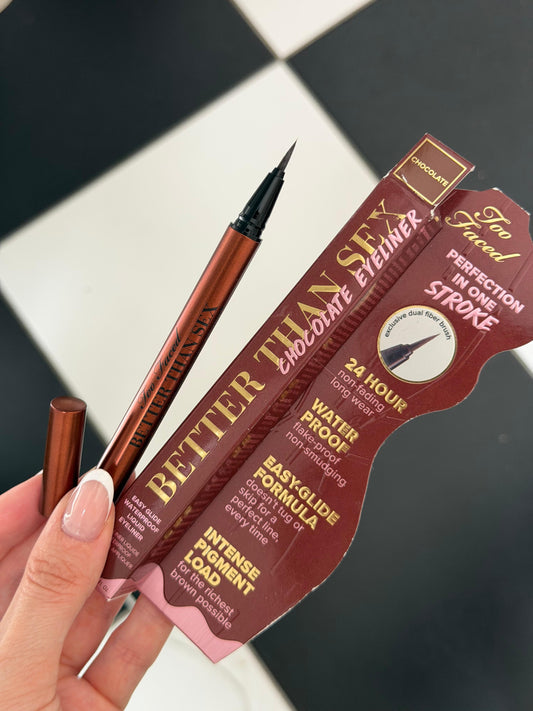 TOO FACED Better Than Sex Easy Glide Waterproof Liquid Eyeliner 24H High Pigment - Chocolate