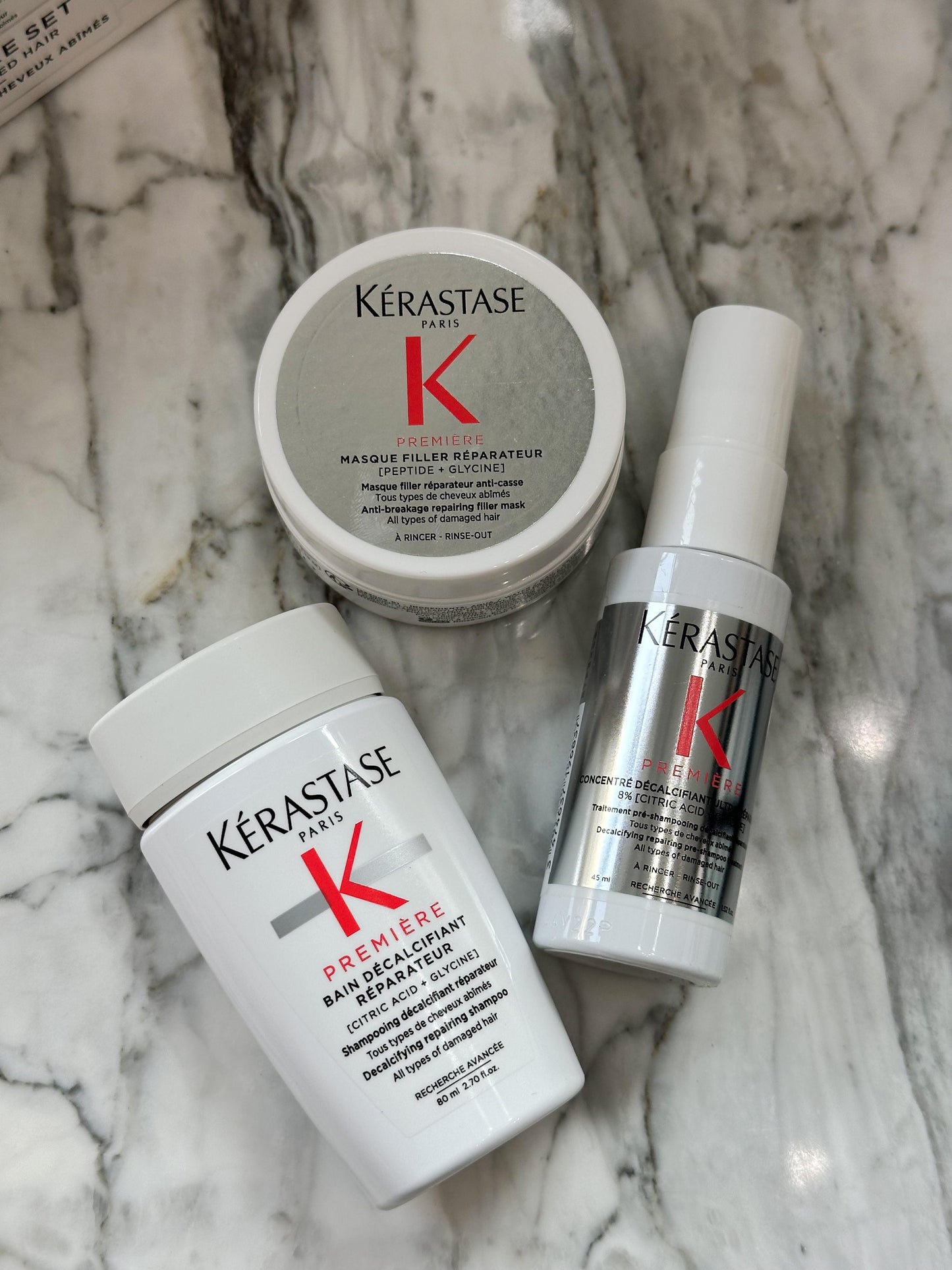 KÉRASTASE Première
Fine To Medium Repairing Hair Care Set