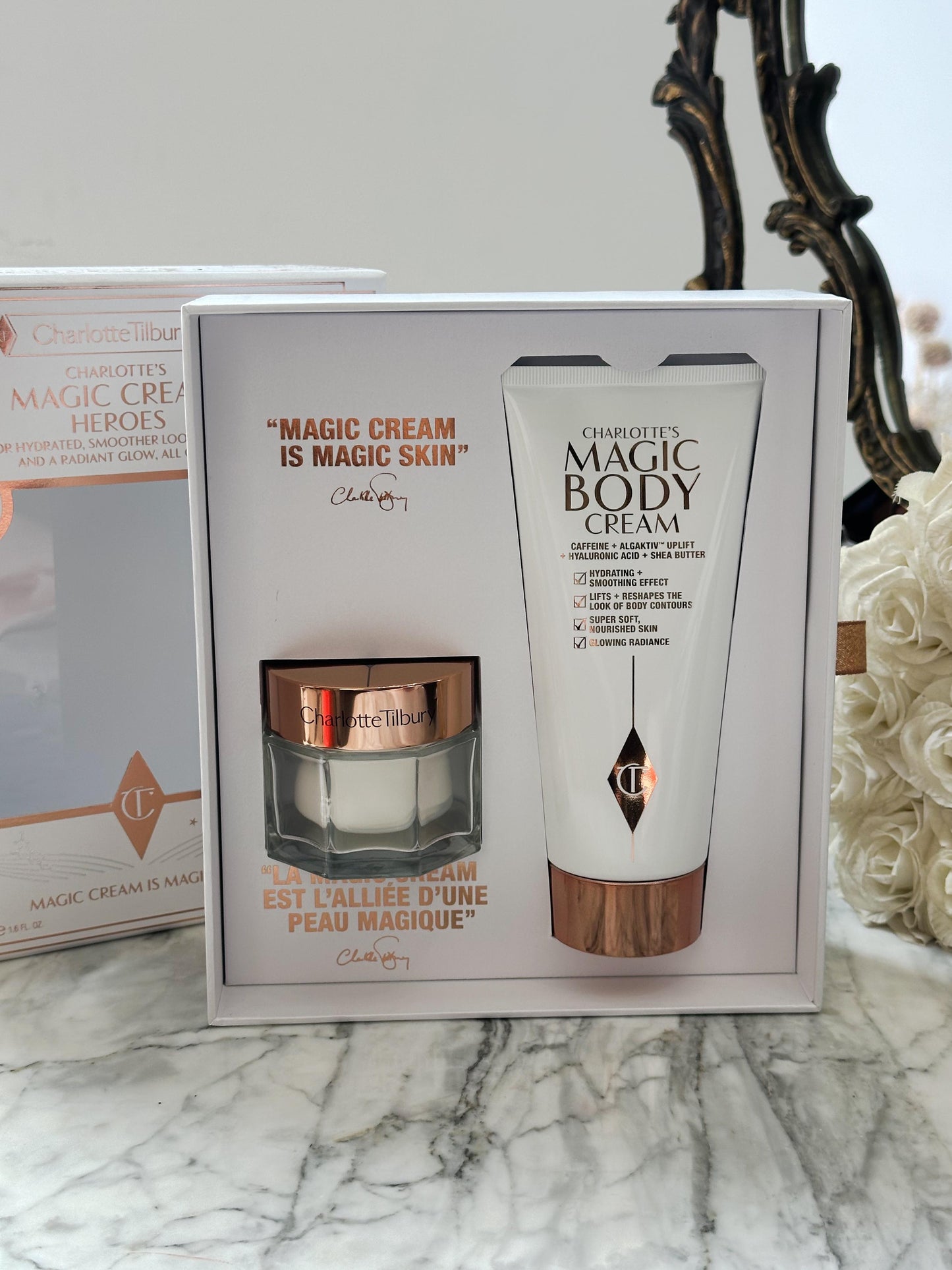 CHARLOTTE TILBURY Charlotte’s Magic Cream Heroes
Limited Edition Skincare Set