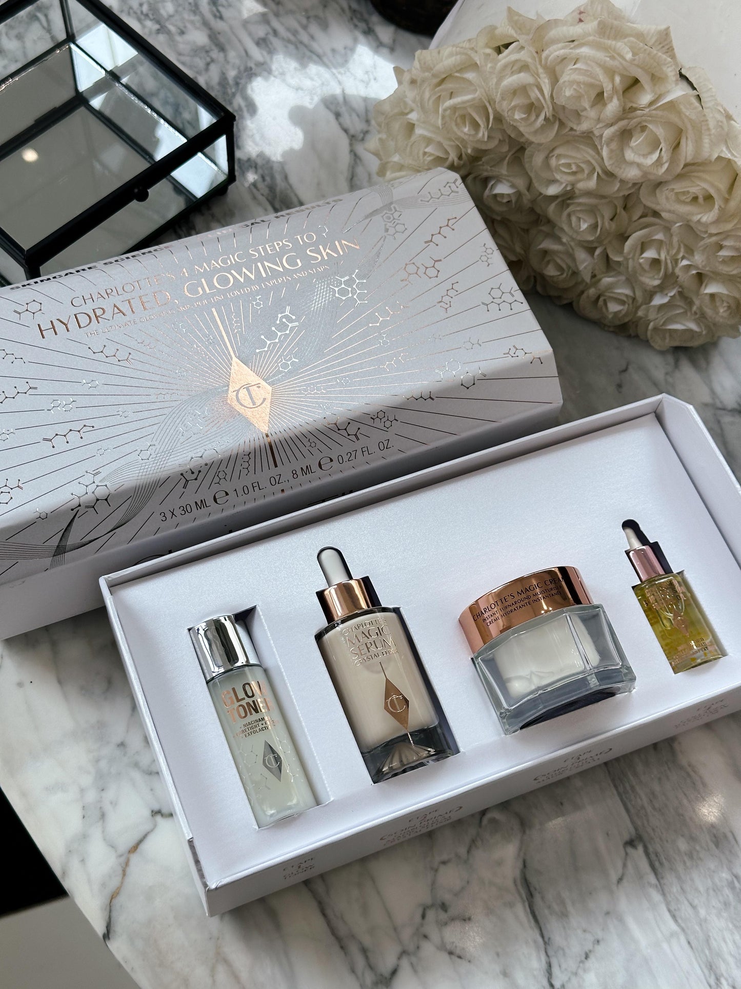 CHARLOTTE TILBURY Charlotte’s 4 Magic Steps To Hydrated, Glowing 
Skincare Kit
