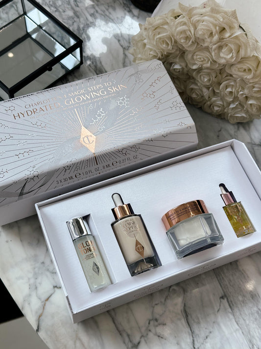 CHARLOTTE TILBURY Charlotte’s 4 Magic Steps To Hydrated, Glowing 
Skincare Kit
