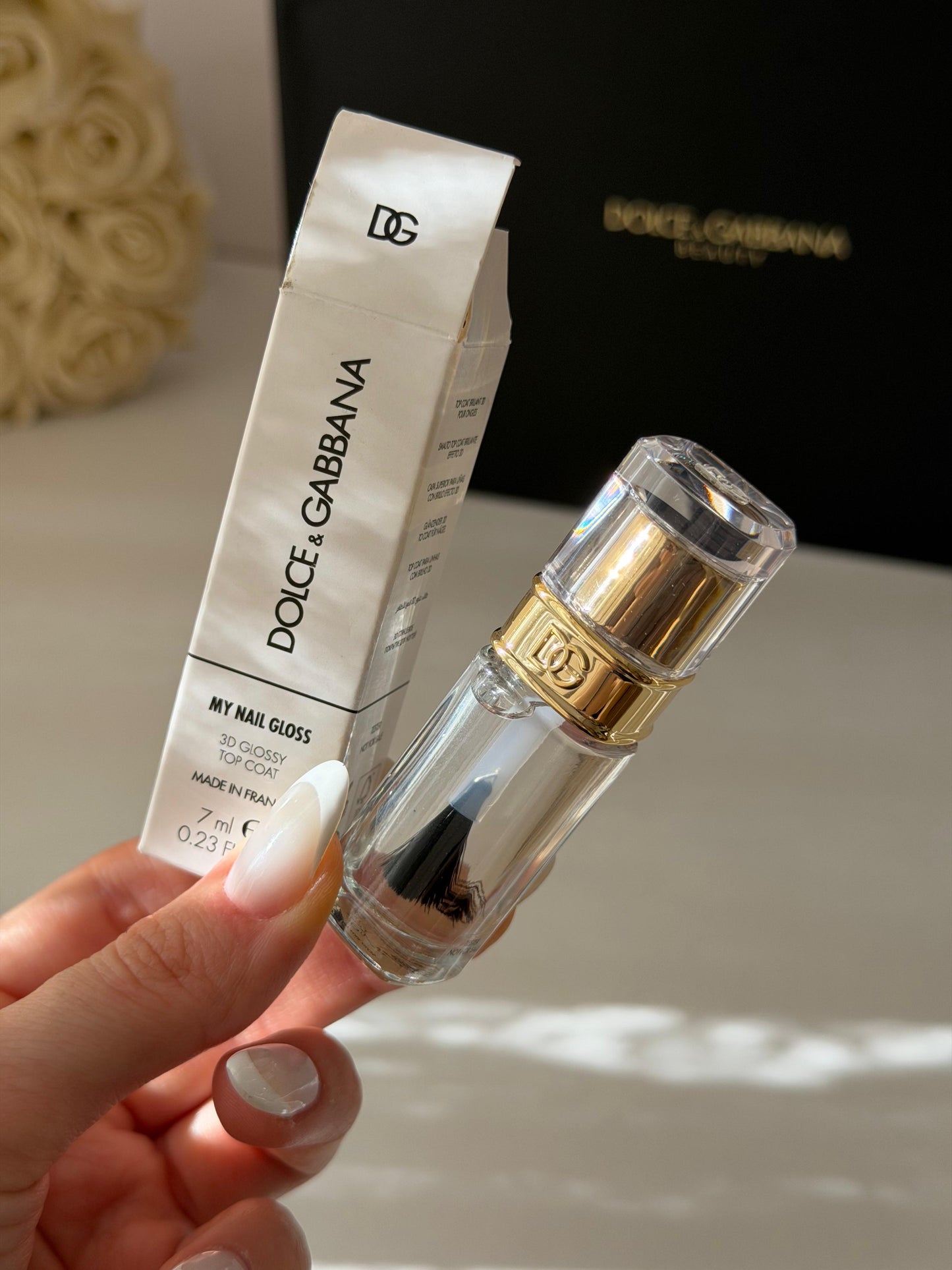 DOLCE&GABBANA My Nail Gloss
3D Glossy Top Coat