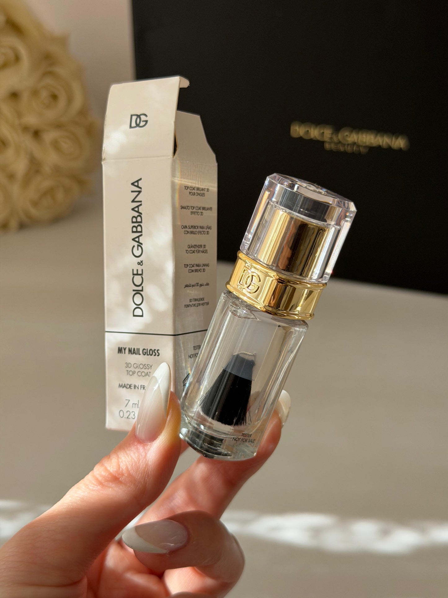 DOLCE&GABBANA My Nail Gloss
3D Glossy Top Coat