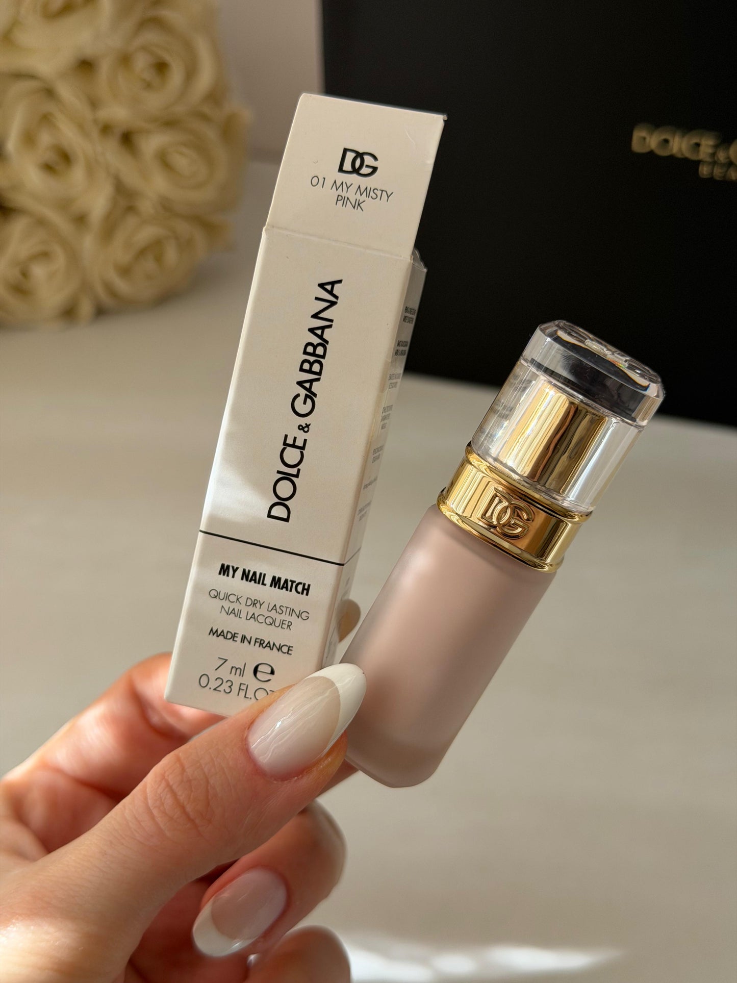 DOLCE&GABBANA My Nail Match
Quick Dry Lasting Nail Lacquer (01)