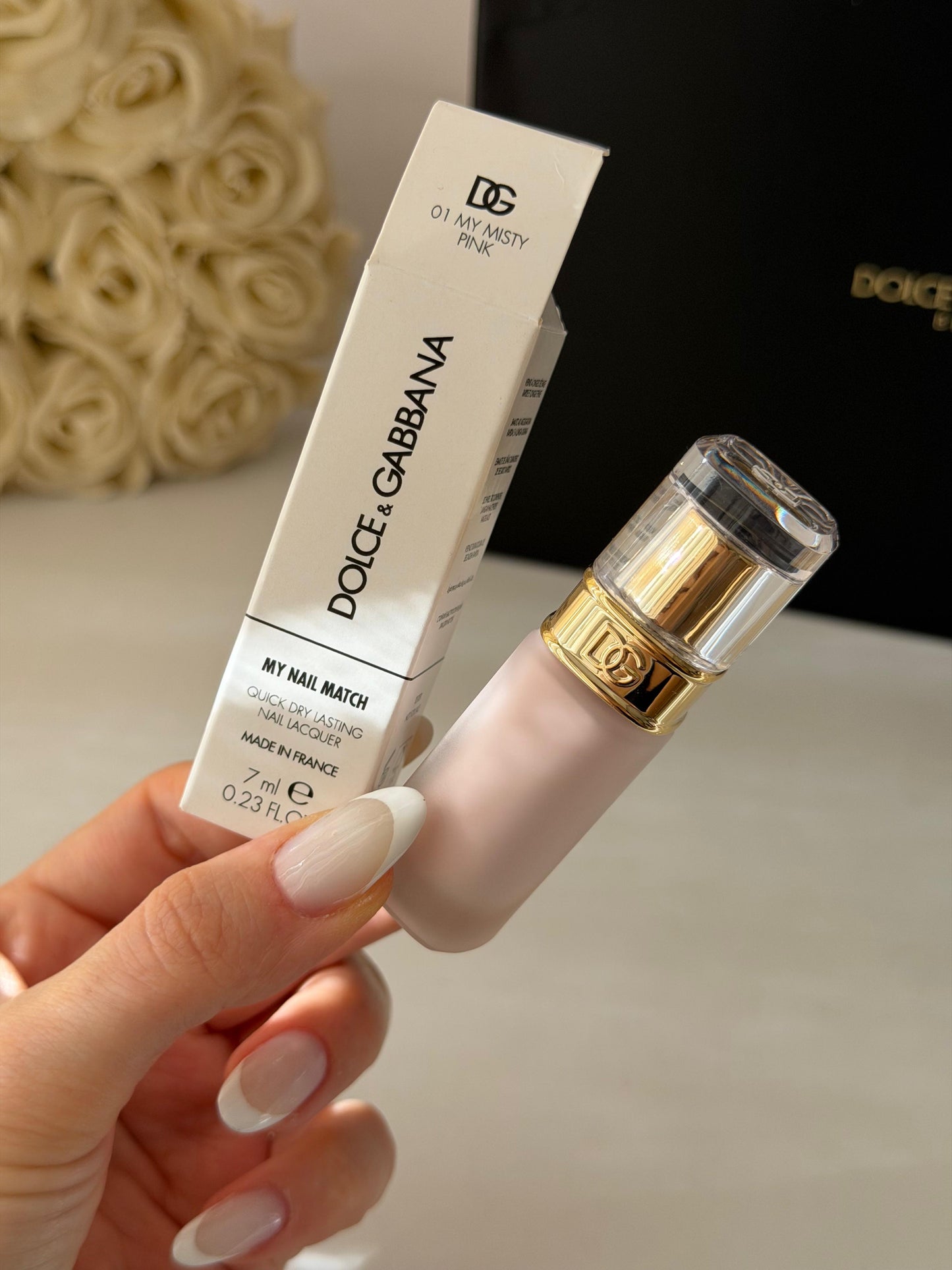 DOLCE&GABBANA My Nail Match
Quick Dry Lasting Nail Lacquer (01)