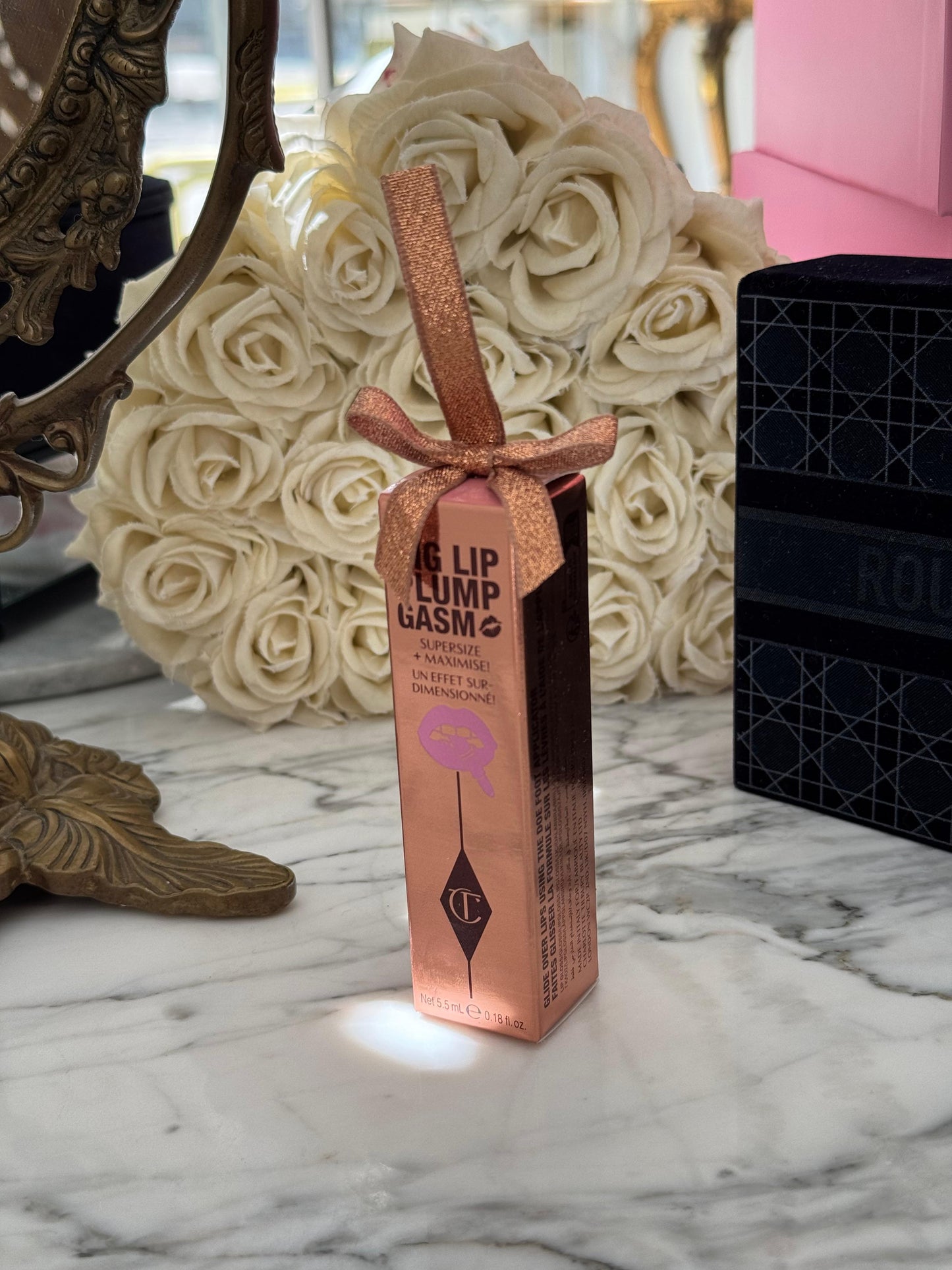 CHARLOTTE TILBURY Big Lip Plump Gasm Gloss Supersize + Maximise! - Strawberry Chocolate