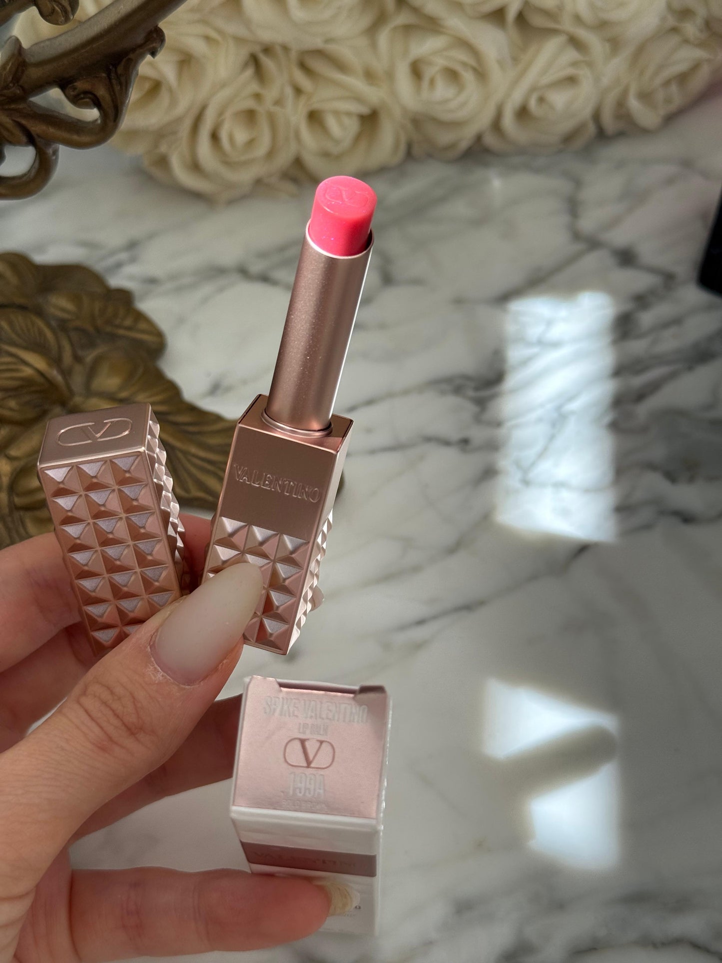 VALENTINO Spike Valentino Lip Balm - Rose In The Woods