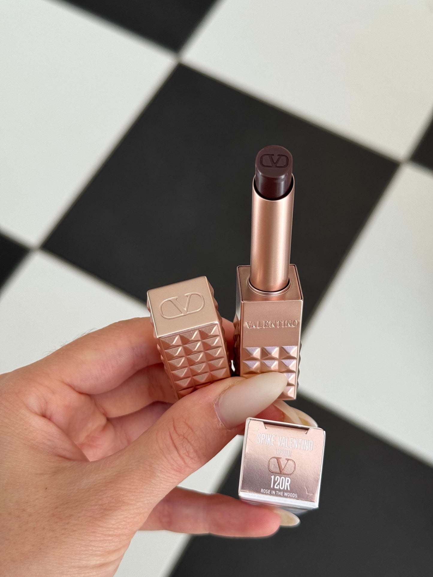 VALENTINO Spike Valentino Lip Balm - Bold Brown