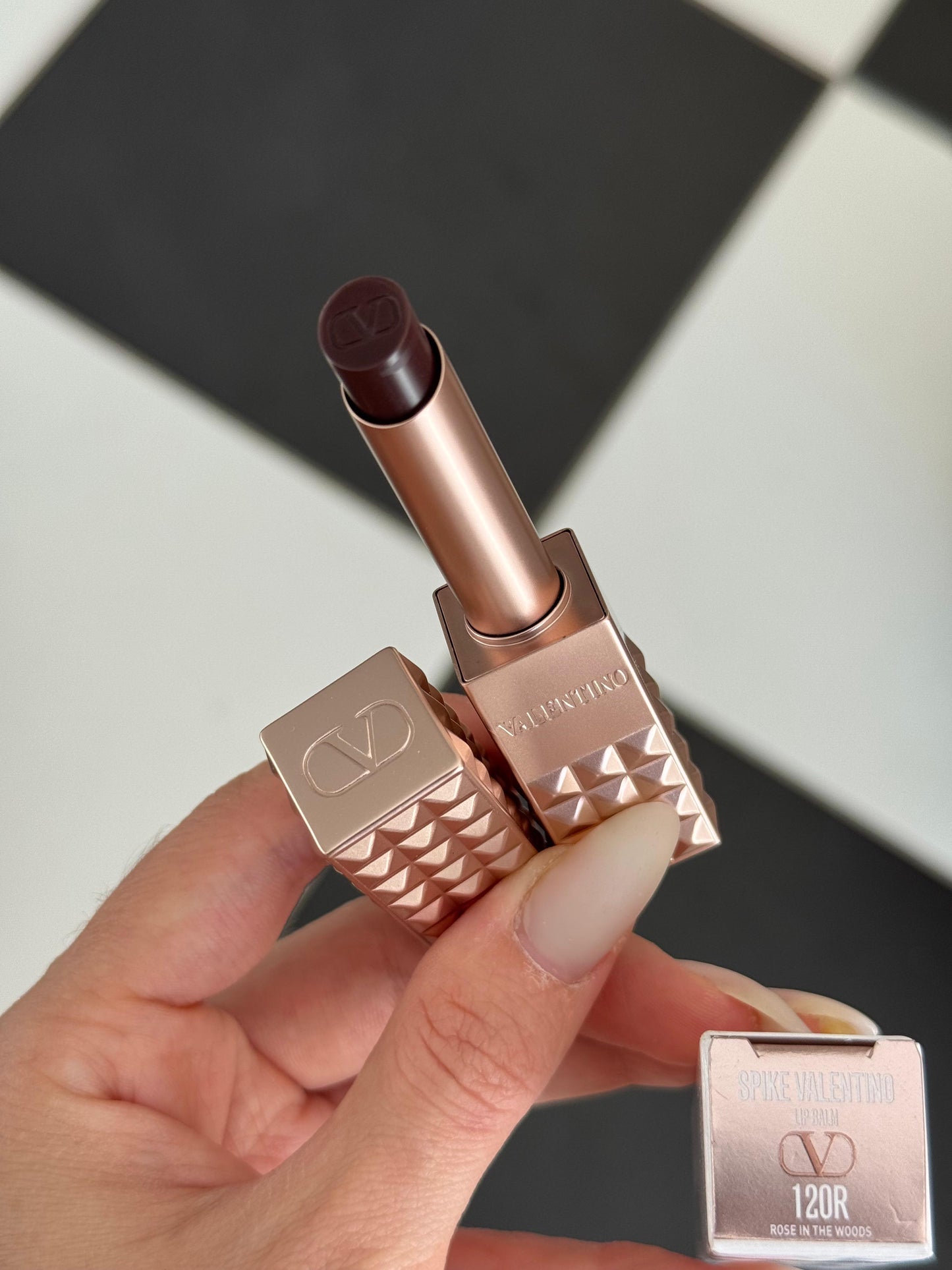 VALENTINO Spike Valentino Lip Balm - Bold Brown