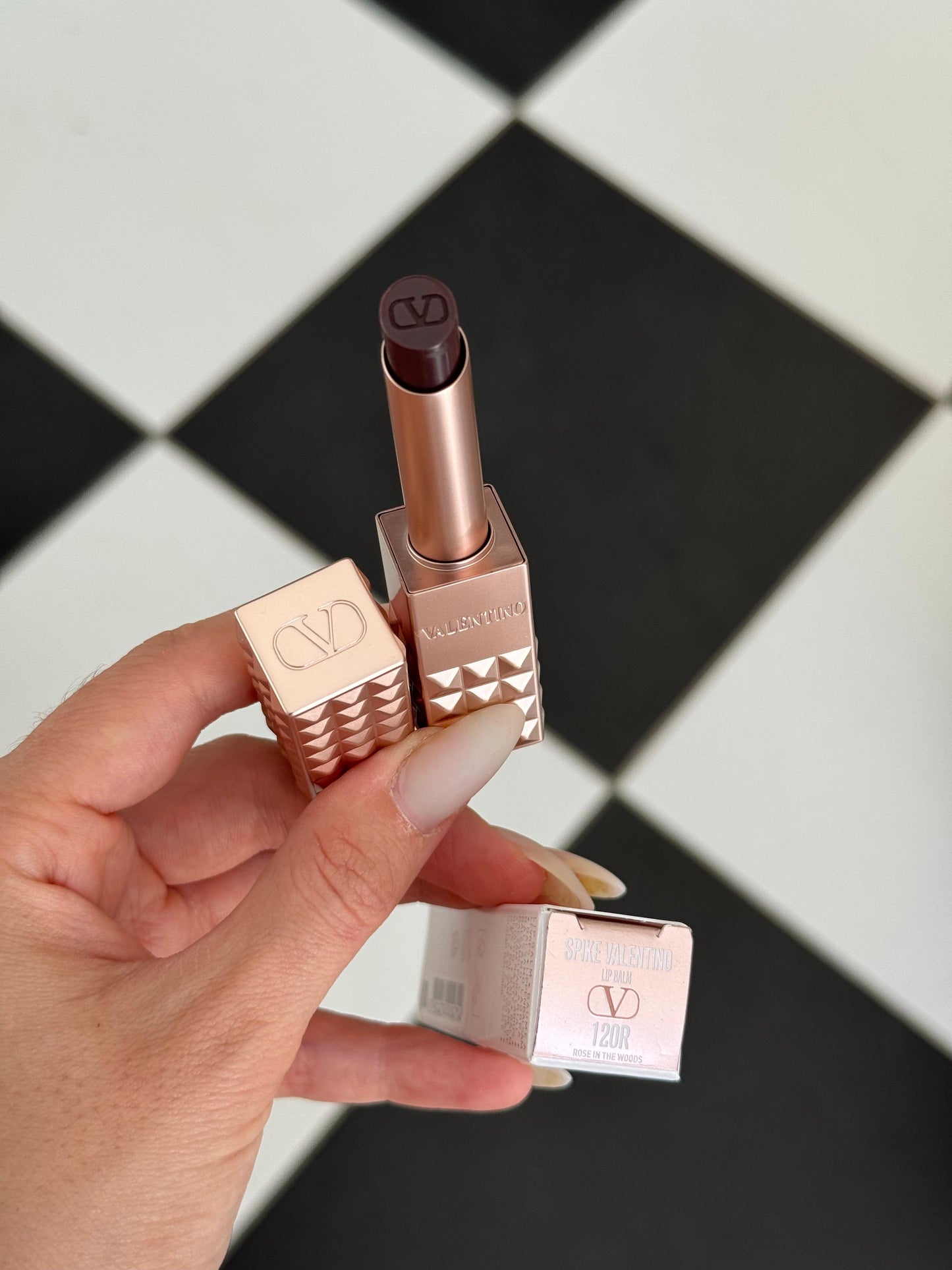 VALENTINO Spike Valentino Lip Balm - Bold Brown