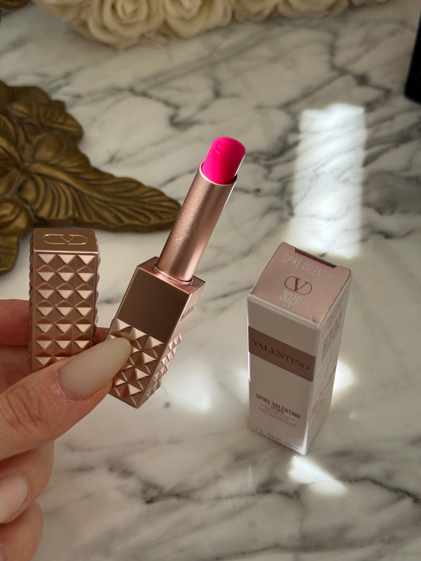 VALENTINO Spike Valentino Lip Balm - Extra Pink