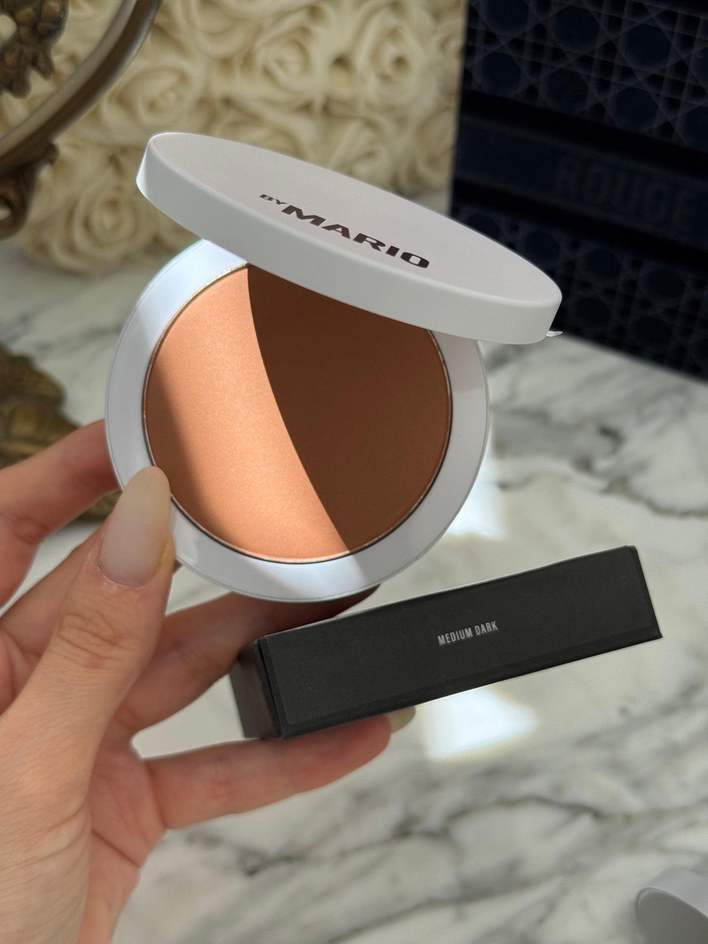 MAKEUP BY MARIO Softsculpt Powder Bronzer - Medium Dark