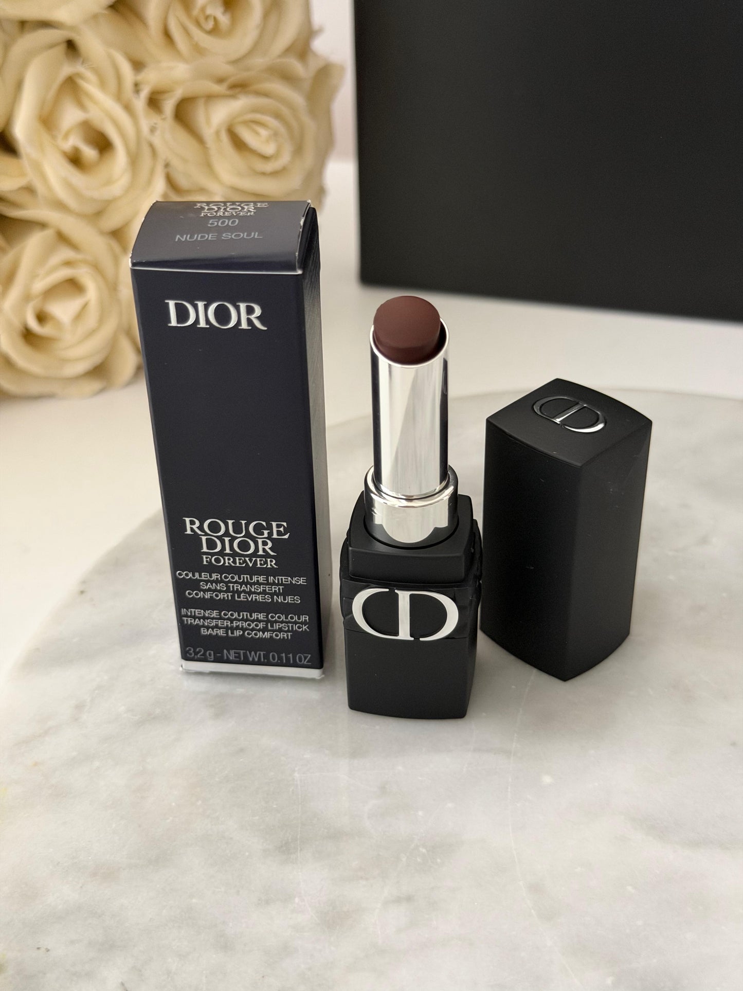 DIOR Rouge Forever (500)
Transfer-Proof Lipstick - Ultra Pigmented Matte Comfort