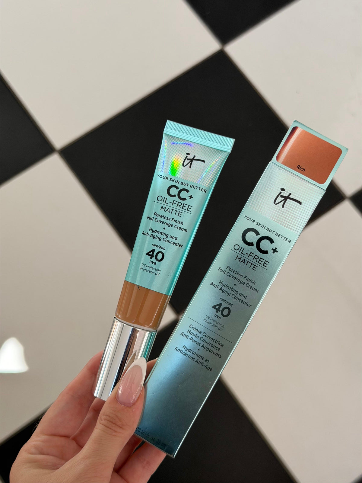 IT COSMETICS CC+ Cream 16H Natural Matte Foundation SPF40 - Rich
