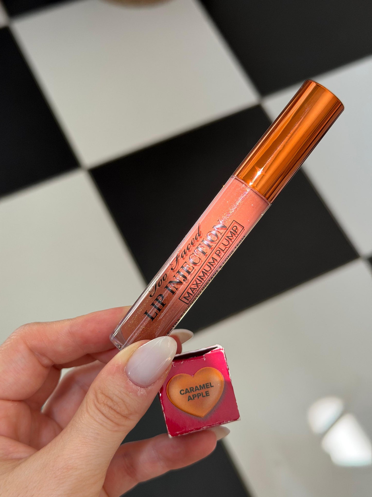 TOO FACED Lip Injection Maximum Plump Extra Strength Lip Plumper Gloss - Caramel Apple
