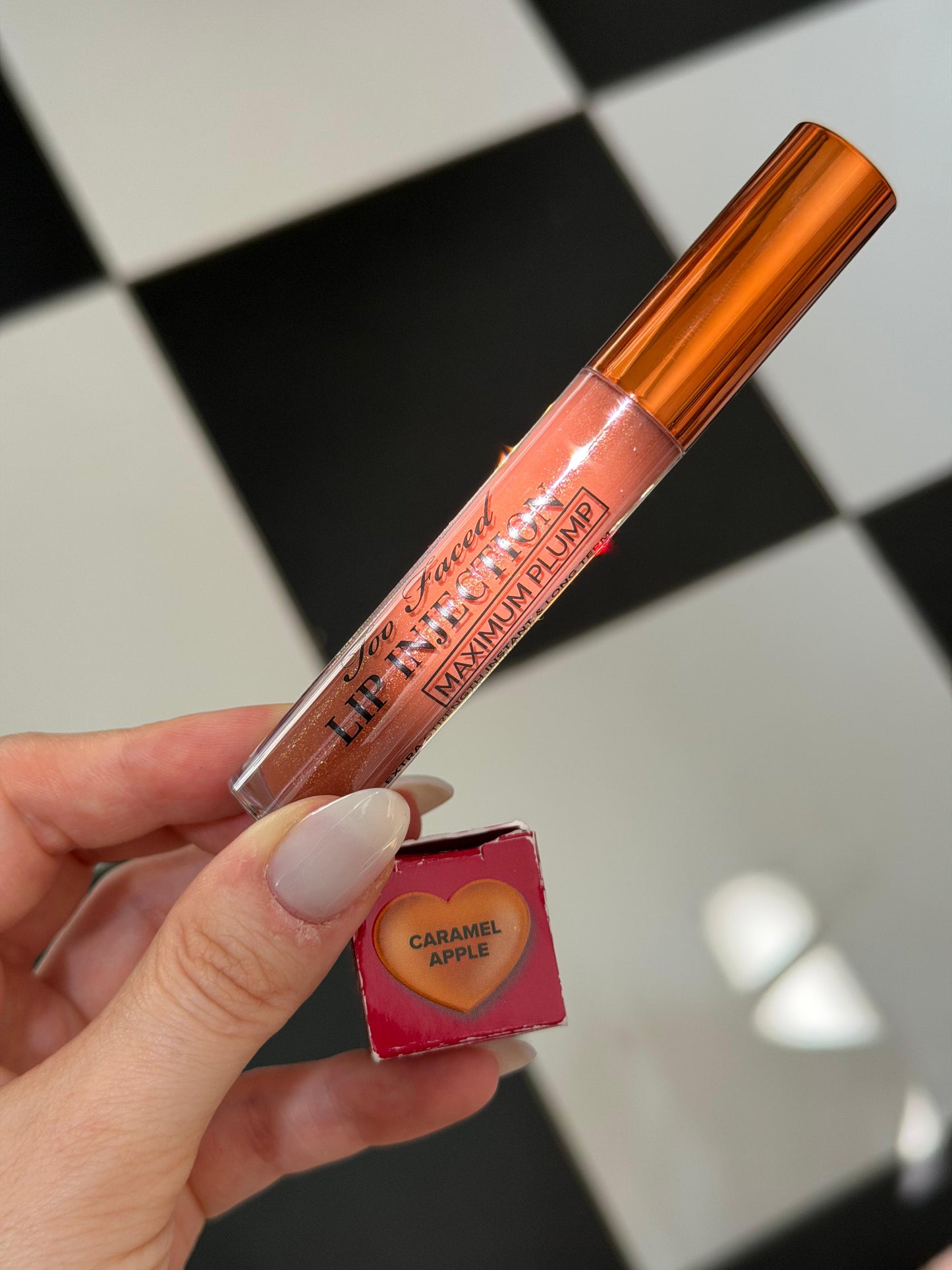 TOO FACED Lip Injection Maximum Plump Extra Strength Lip Plumper Gloss - Caramel Apple