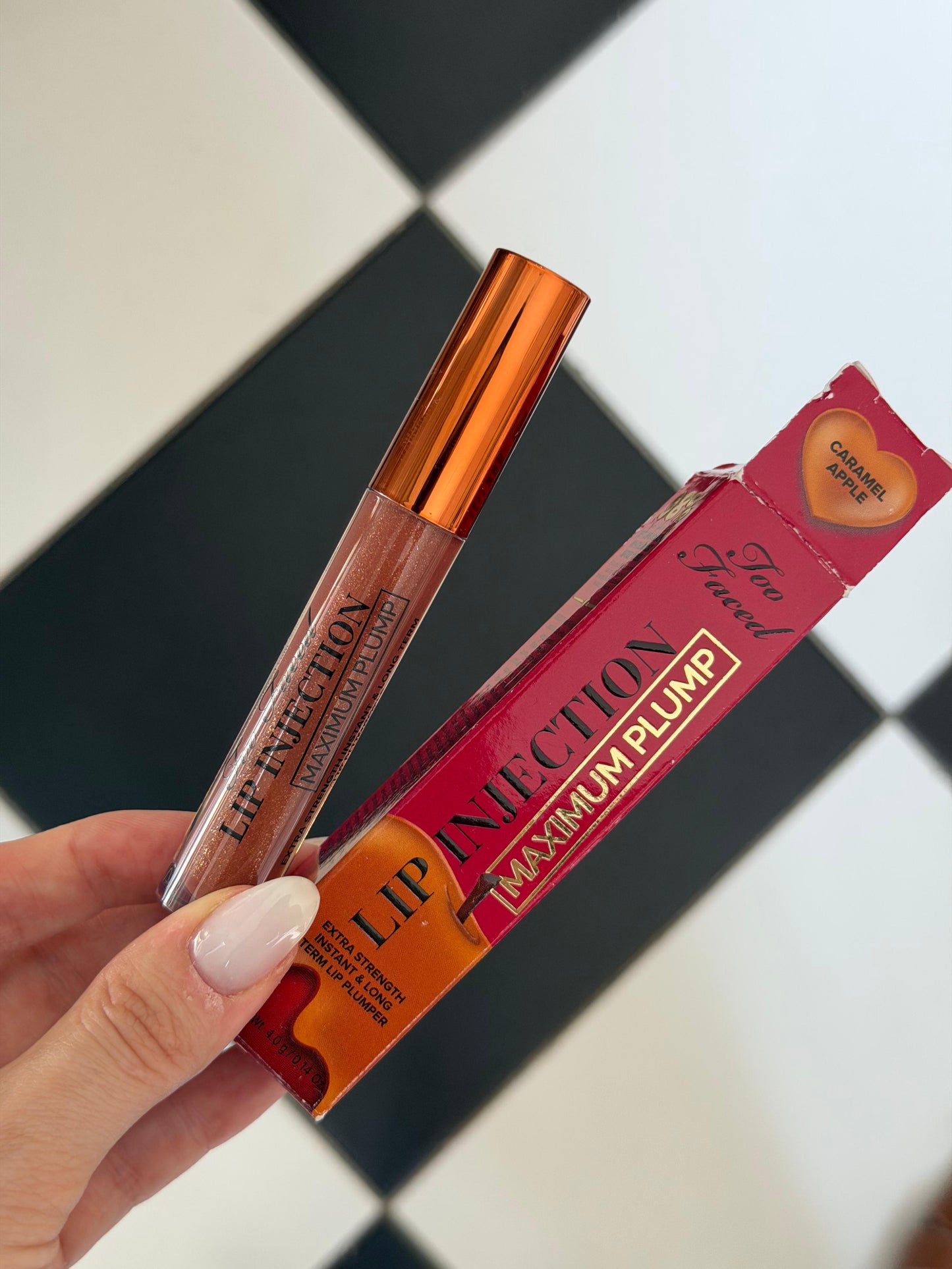 TOO FACED Lip Injection Maximum Plump Extra Strength Lip Plumper Gloss - Caramel Apple