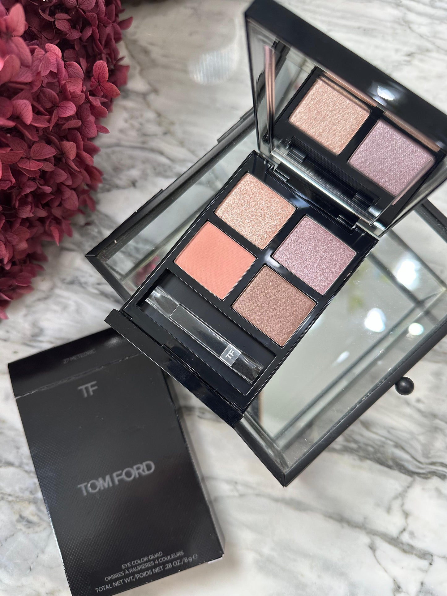 TOM FORD Limited Edition Eyeshadow Black Lacquer Eye Color Quad ~ 27 Meteoric