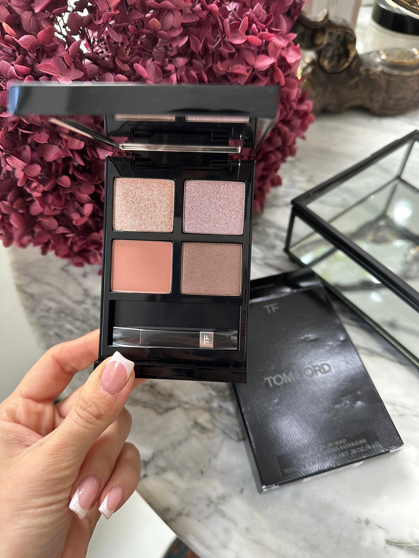 TOM FORD Limited Edition Eyeshadow Black Lacquer Eye Color Quad ~ 27 Meteoric