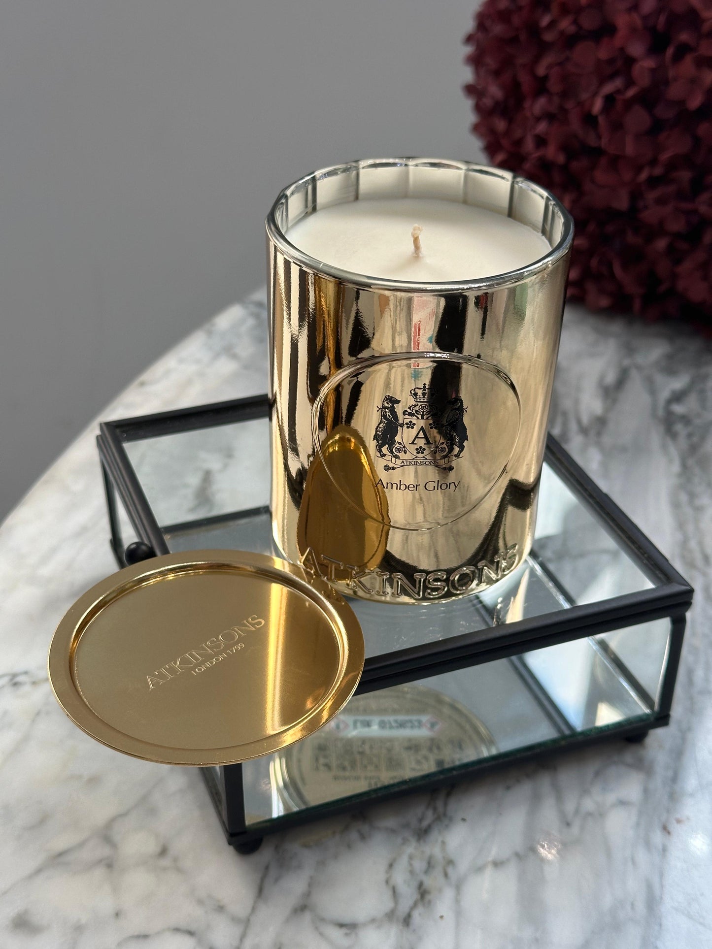 ATKINSONS Amber Glory - Scented Candle Warm and Comforting