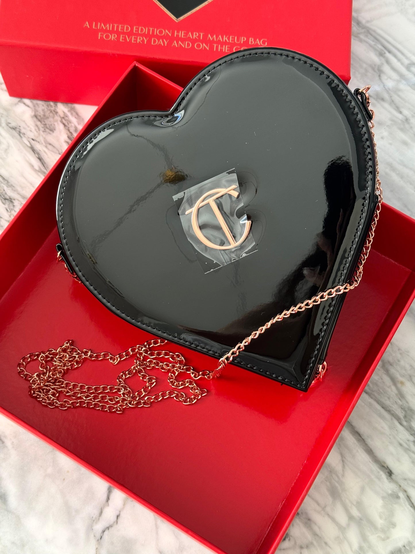 CHARLOTTE TILBURY The L.O.V.E Bag - Limited Edition Black