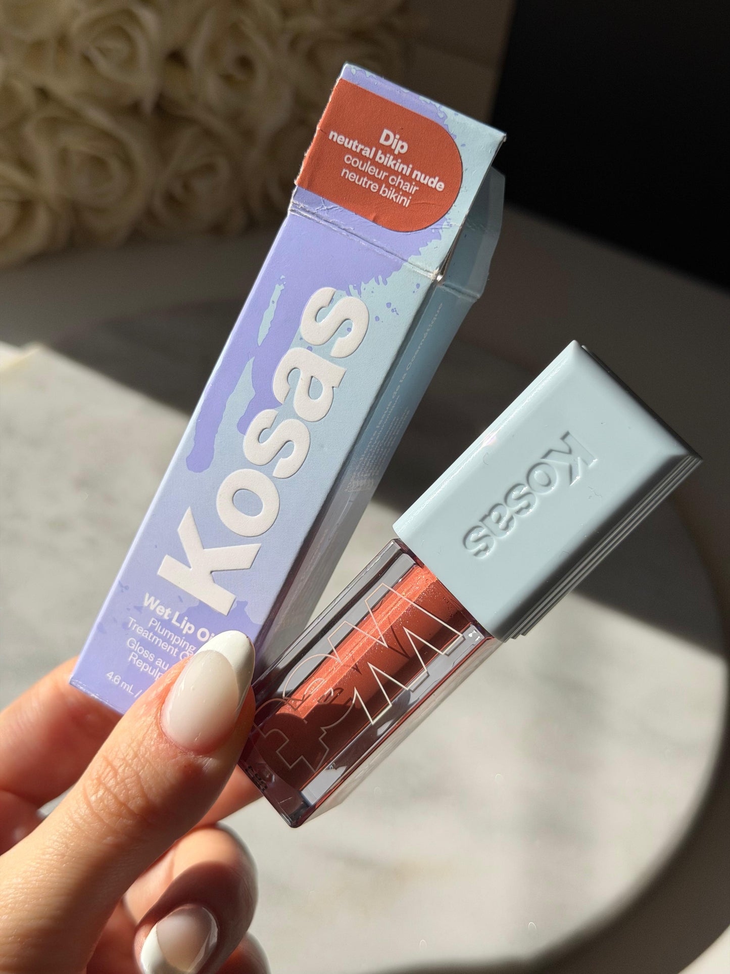 KOSAS Wet Lip Oil Gloss - Bikini Nude
Plumping Peptide Lip Treatment