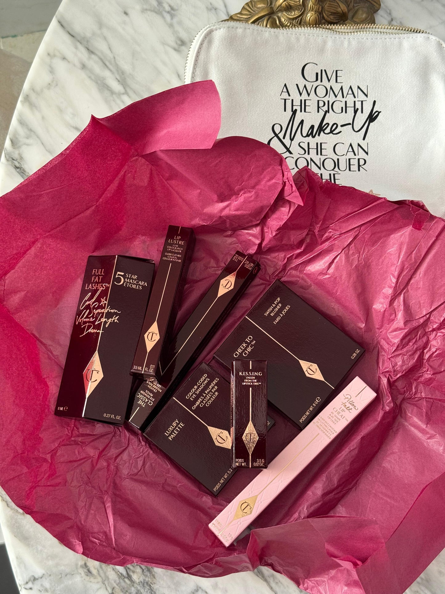 CHARLOTTE TILBURY Make Up Bag - The Pillow Talk Look Set