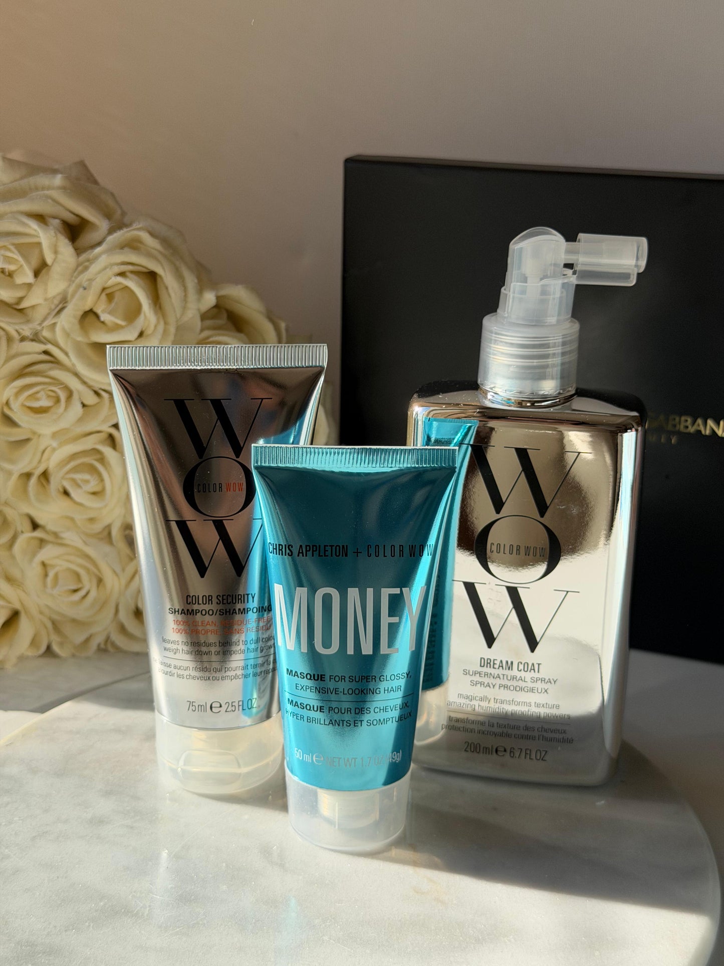 COLOR WOW
All Gloss, No Frizz Trio Kit (75ml+ 200ml+50ml)