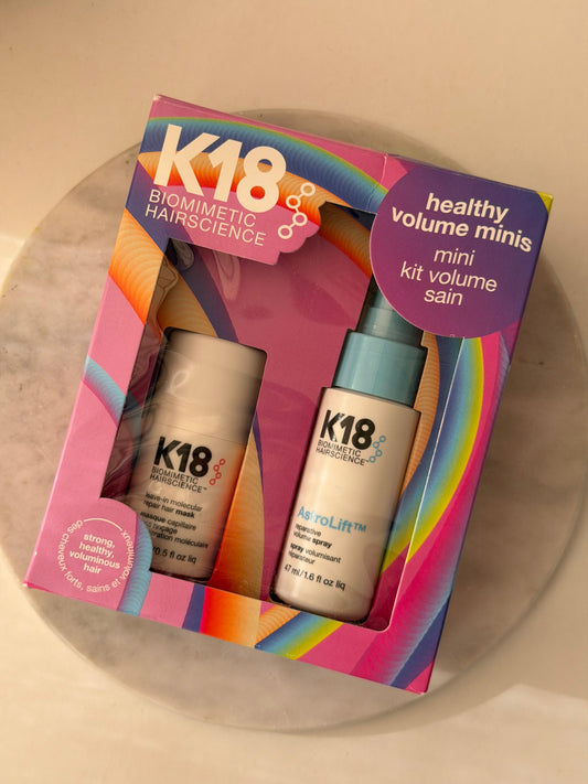 K18 BIOMIMETIC HAIRSCIENCE
Healthy Volume Minis Hair Gift Set
