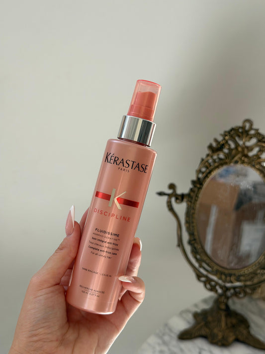 KÉRASTASE Discipline Fluidissime Thermique Heat Protecting Spray
Complete Anti-Frizz Care For Unruly Hair