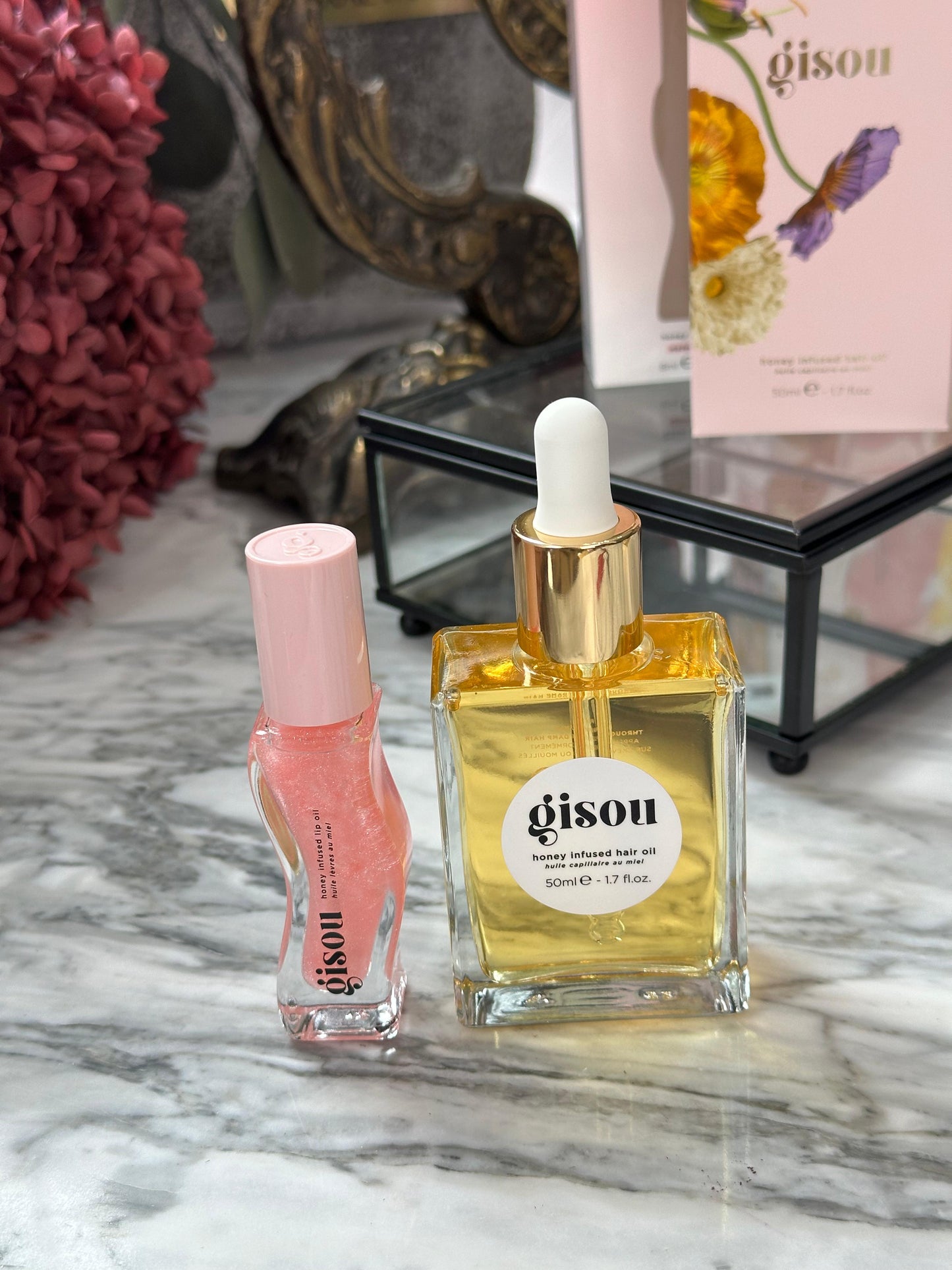 GISOU Honey Gloss & Go Duo Gift Set