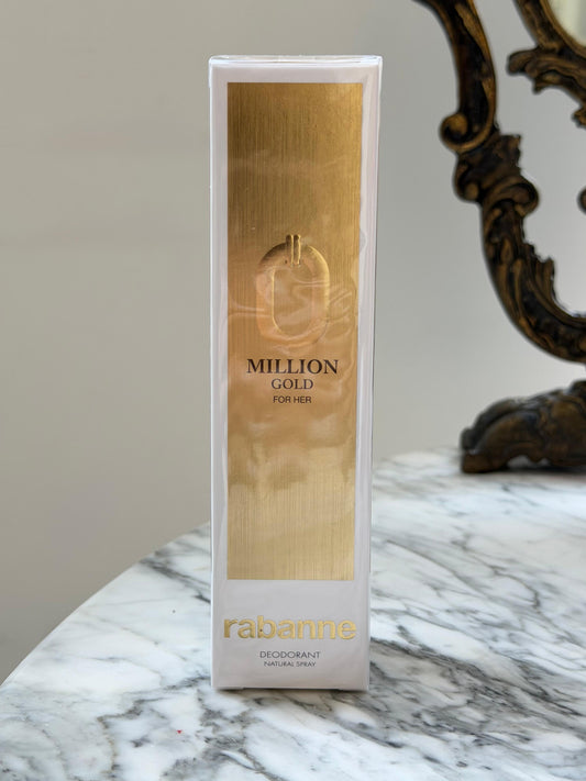 PACO RABANNE
Million Gold For Her Spray Deodorant